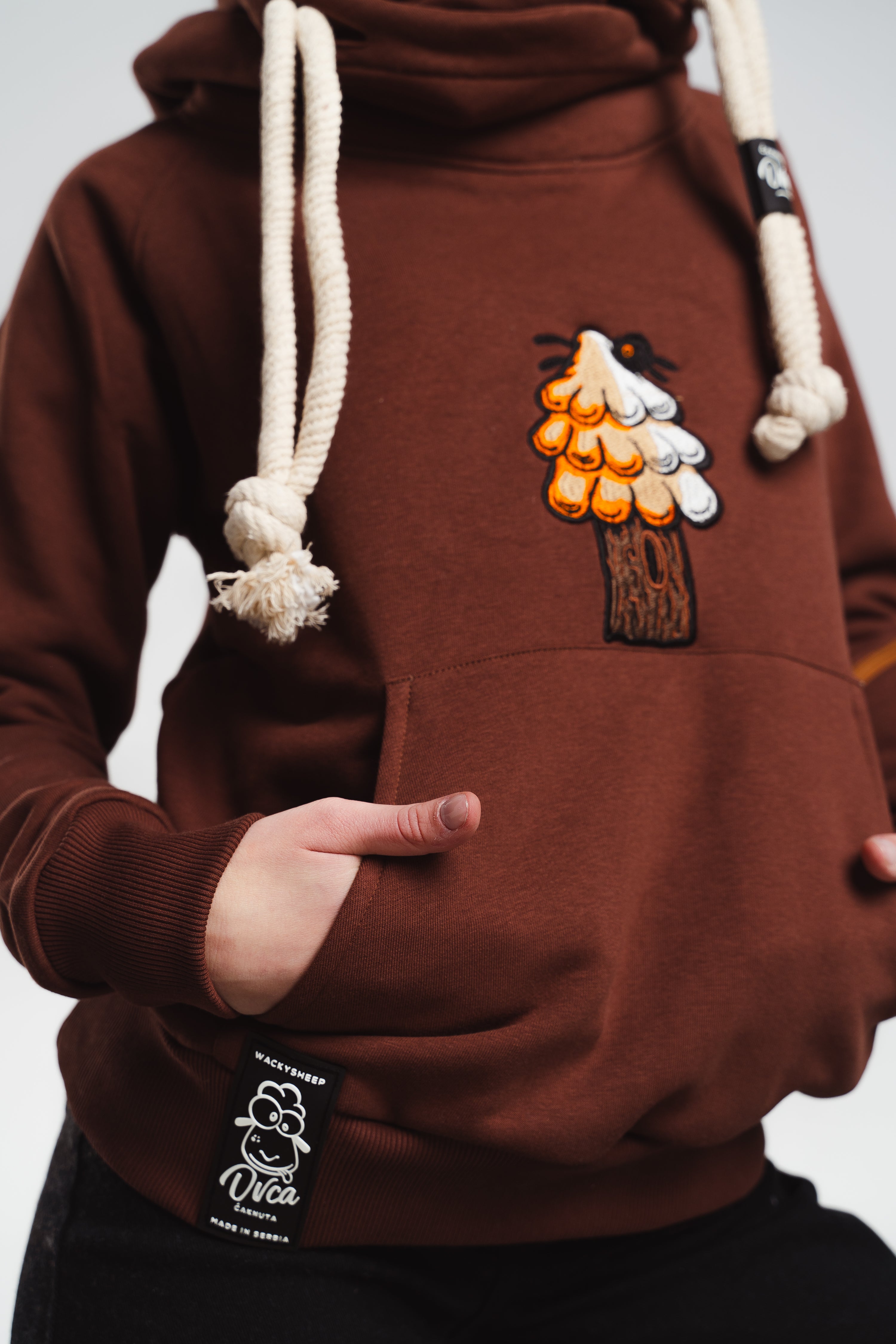 W's Classic Brown Tree Hoodie