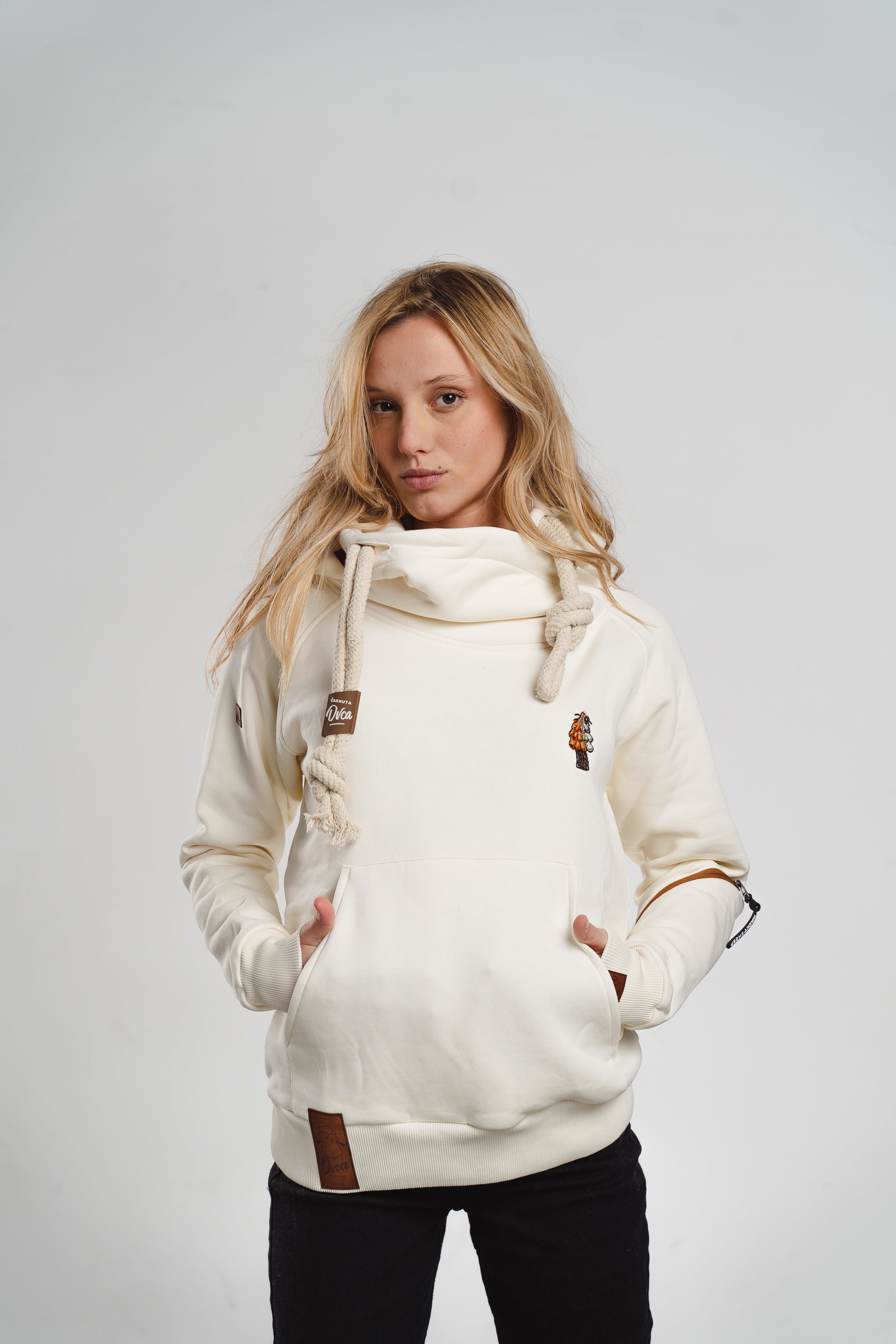 W's Classic Beige Hoodie