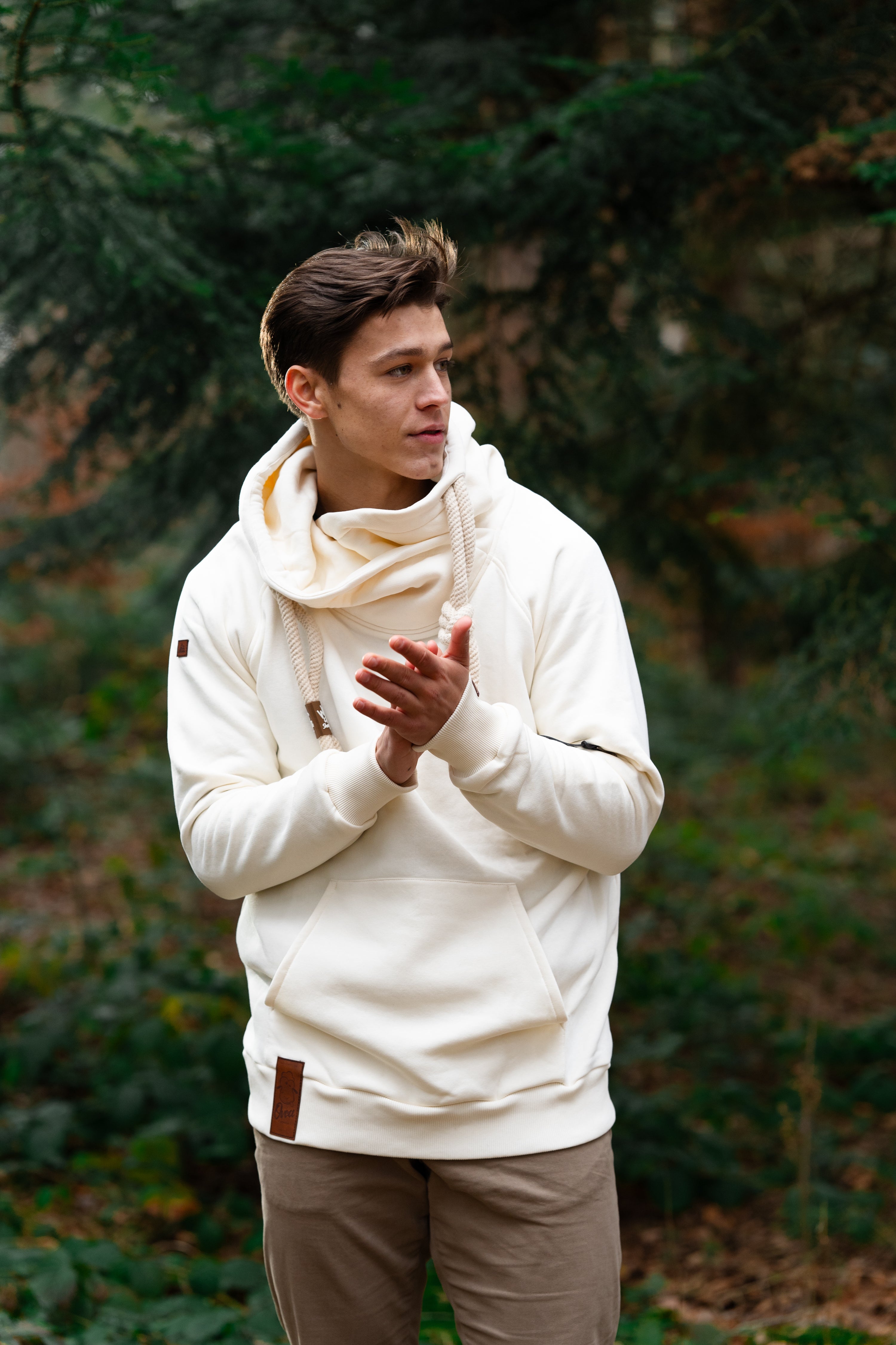 M's Classic Beige Hoodie