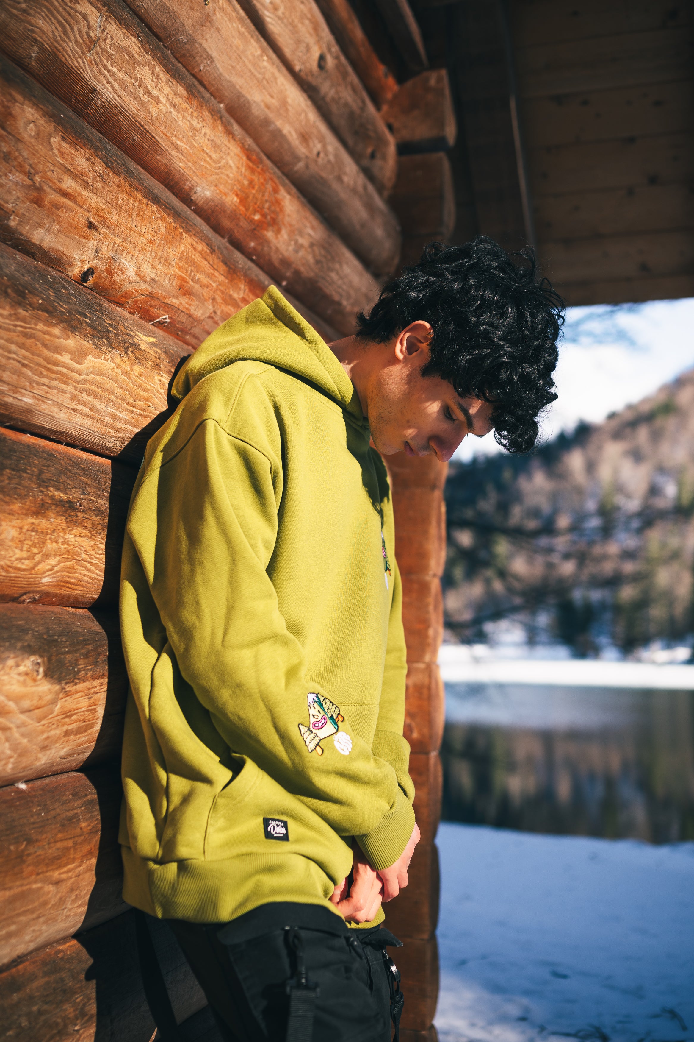 M's Oversized Green Hoodie