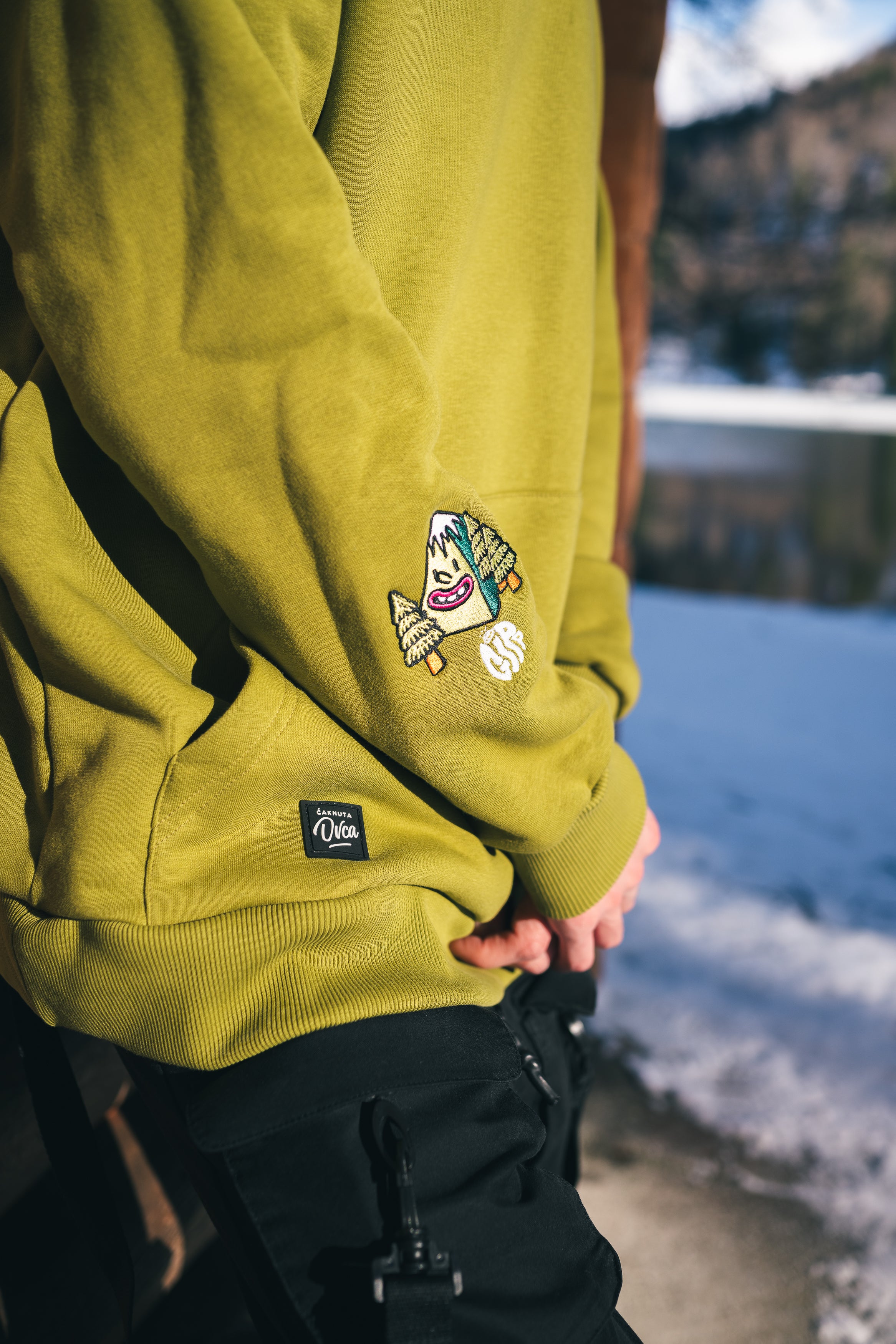 M's Oversized Green Hoodie