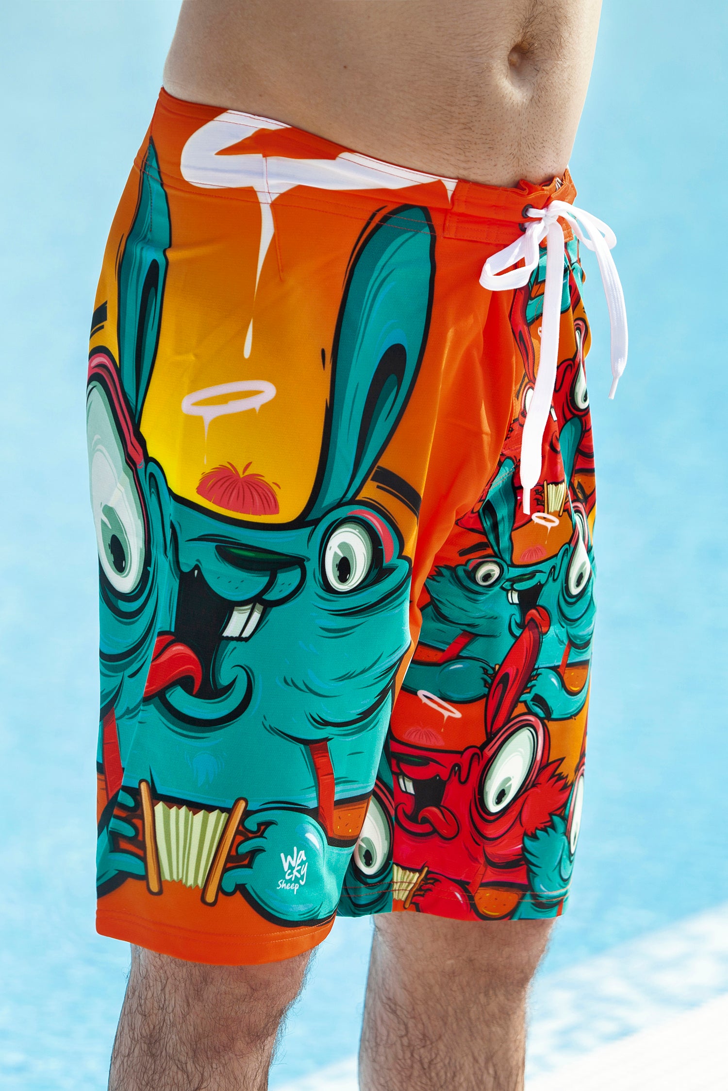 M's Rabbit Swim Shorts