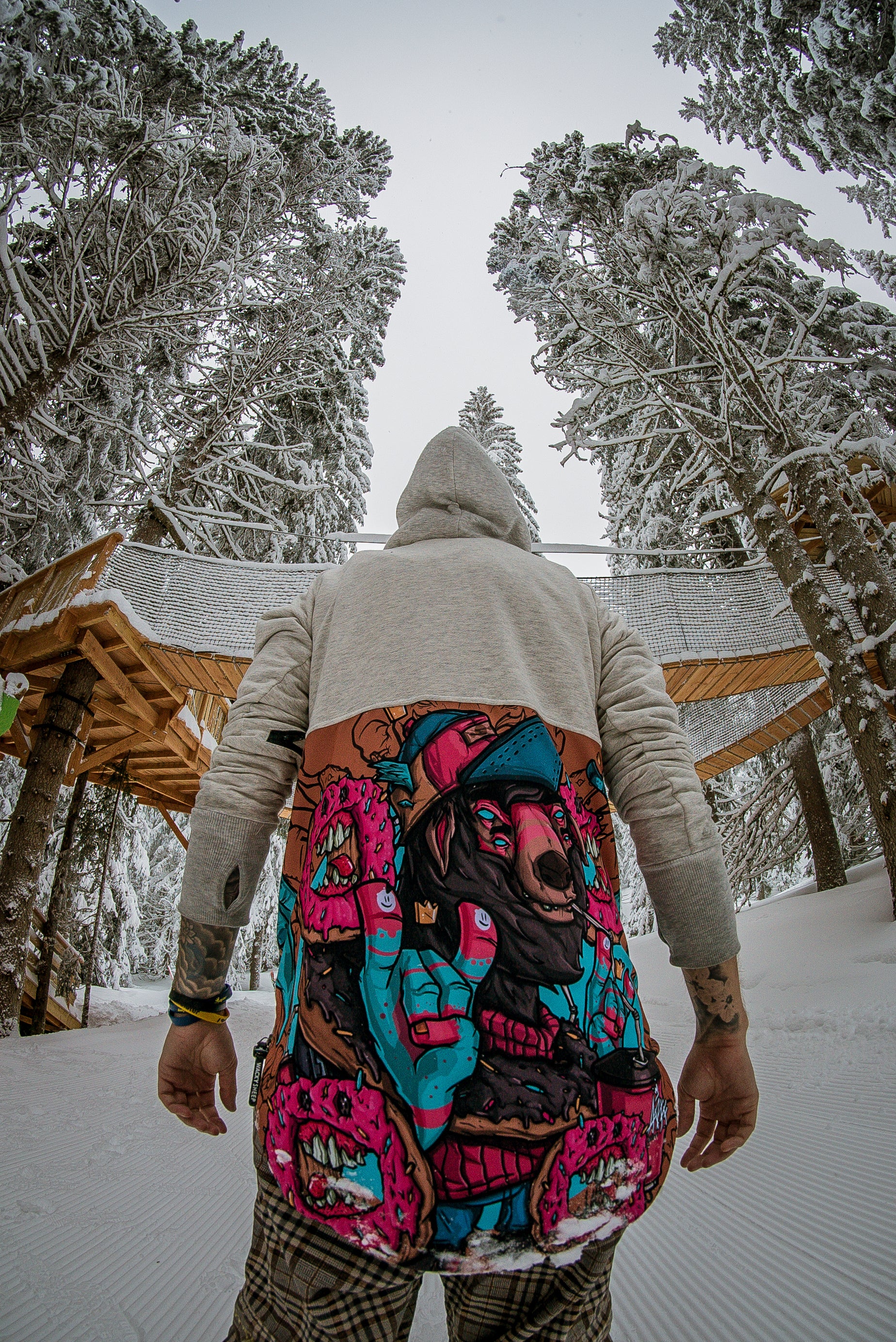 M's Classic Bear&Dount Hoodie