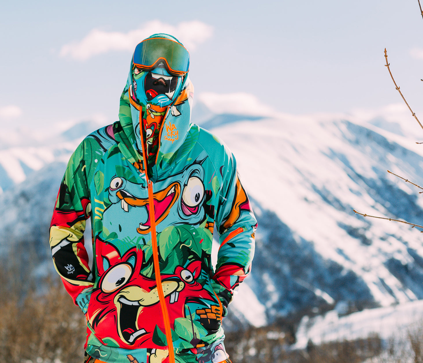 M's Color Junk Zip Hoodie
