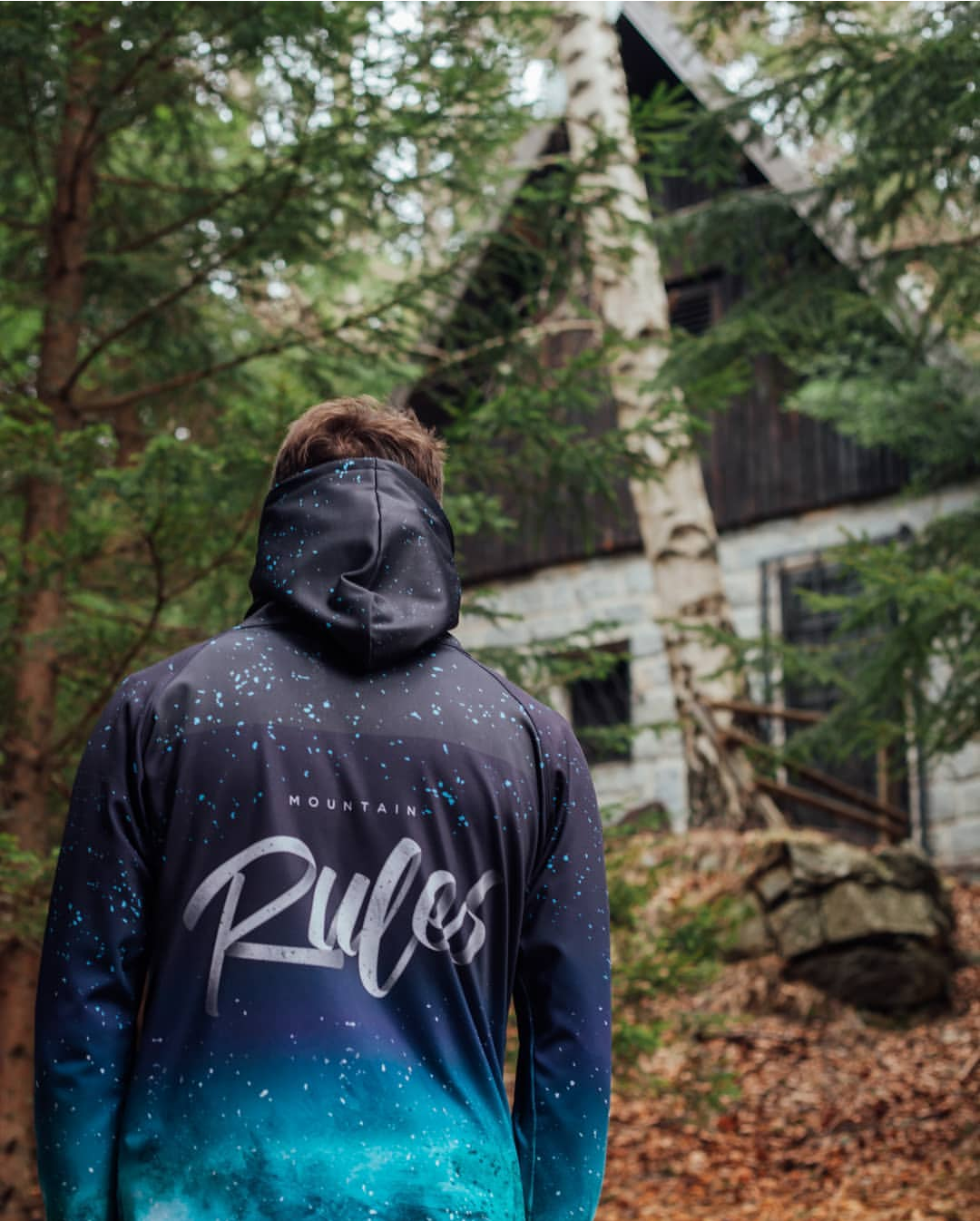 M's Mountain Rules Zip Hoodie