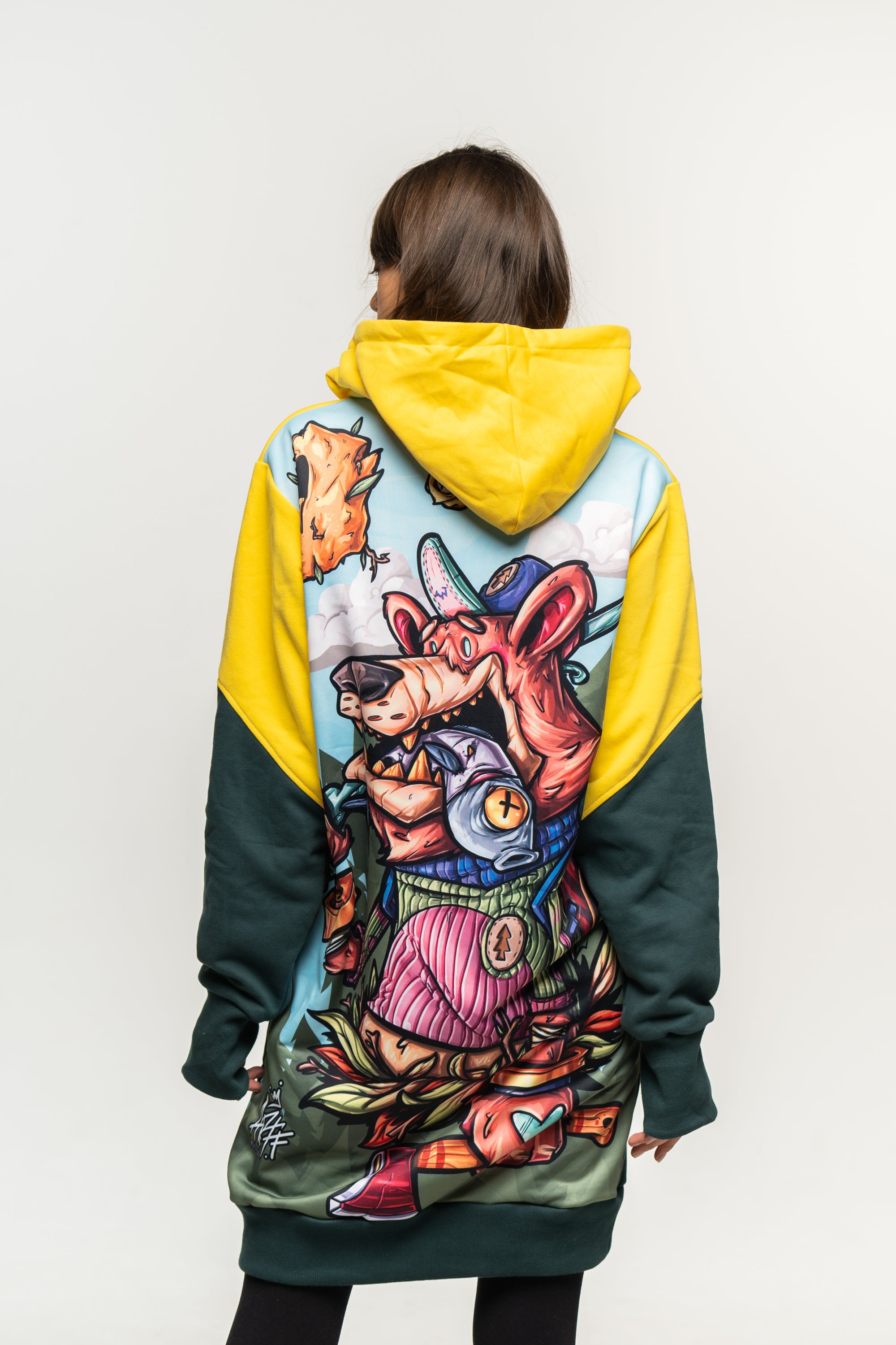 W's Long Bear Hoodie