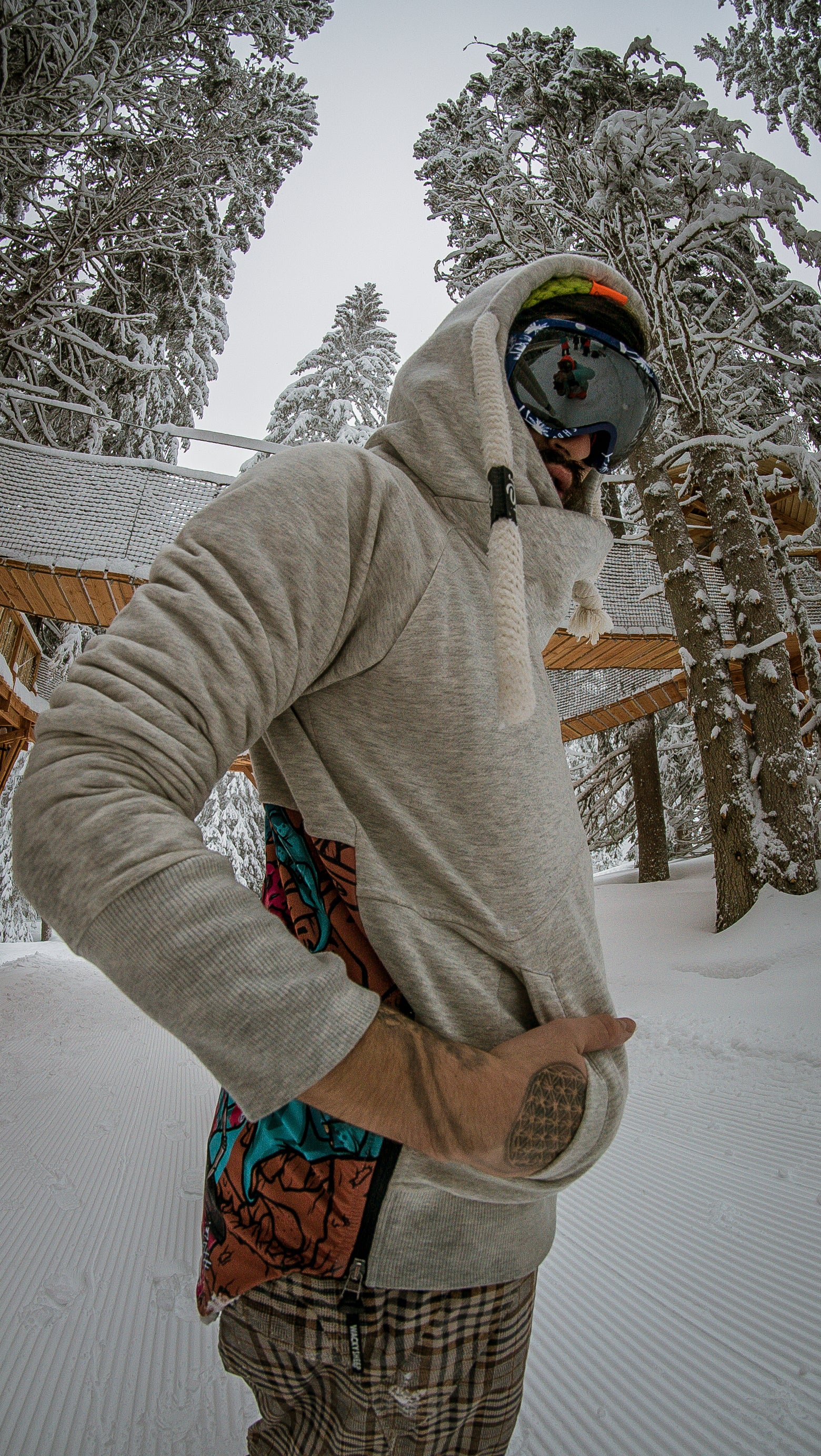 M's Classic Bear&Dount Hoodie
