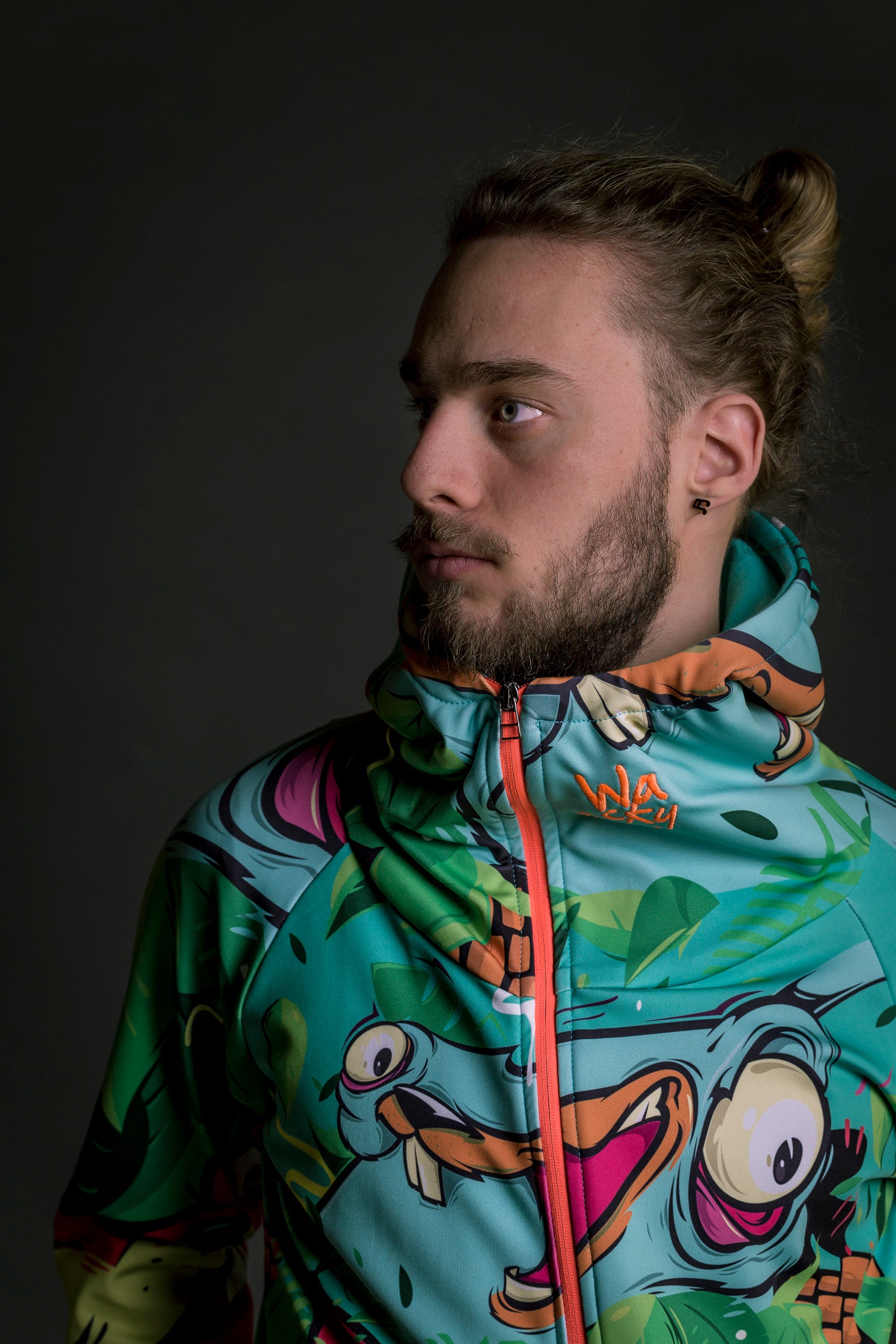 M's Color Junk Zip Hoodie