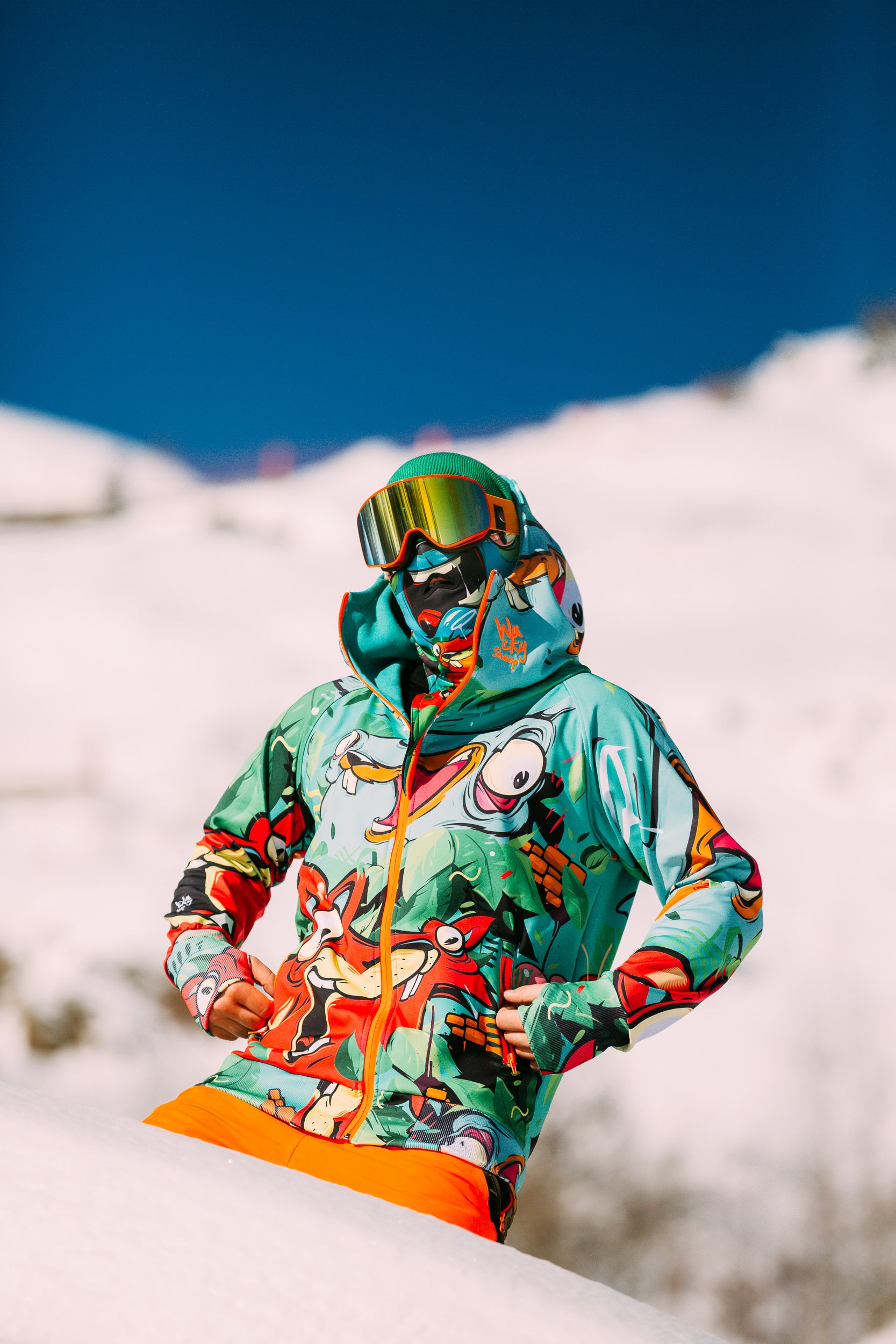 M's Color Junk Zip Hoodie