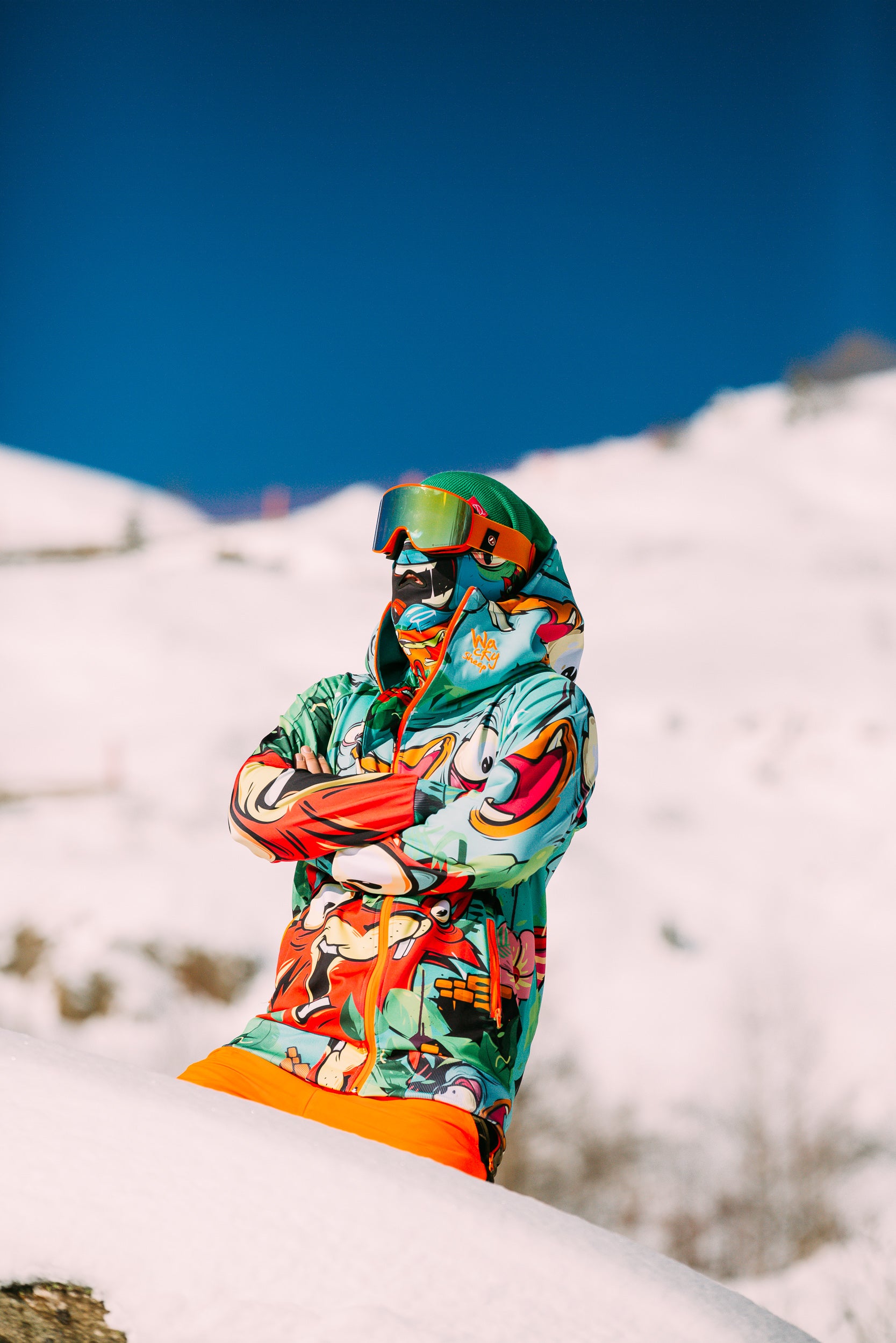 M's Color Junk Zip Hoodie