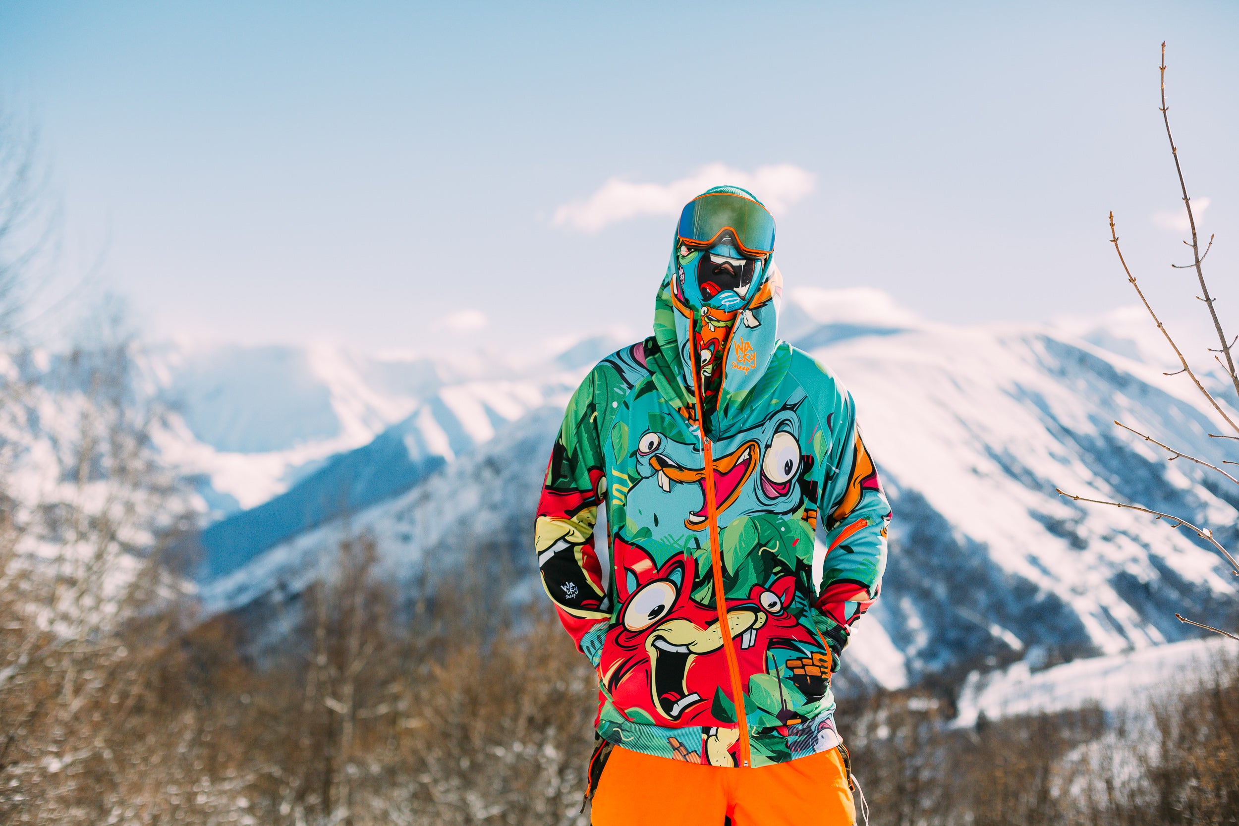M's Color Junk Zip Hoodie