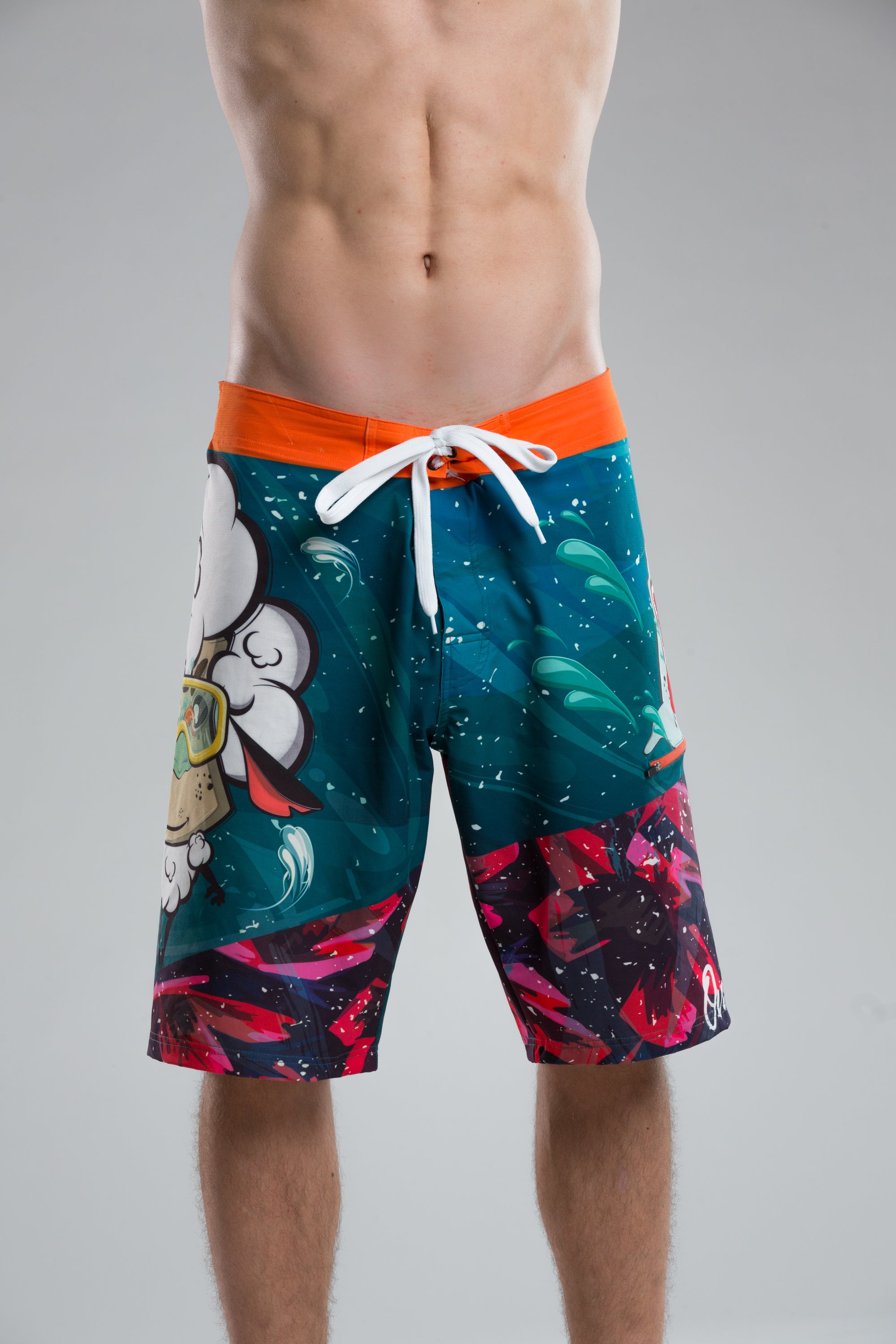 M's Shark Swim Shorts
