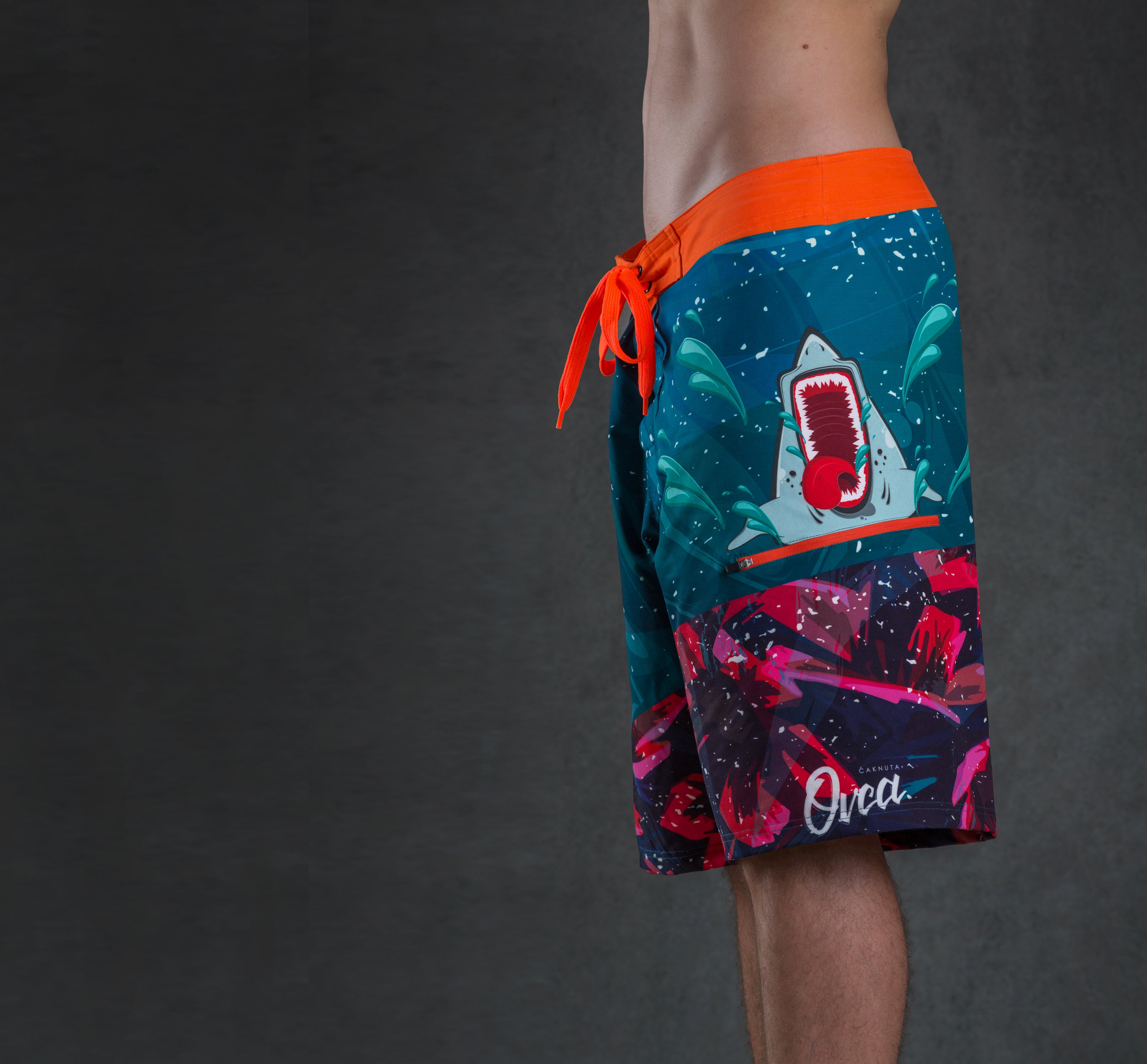 M's Shark Swim Shorts
