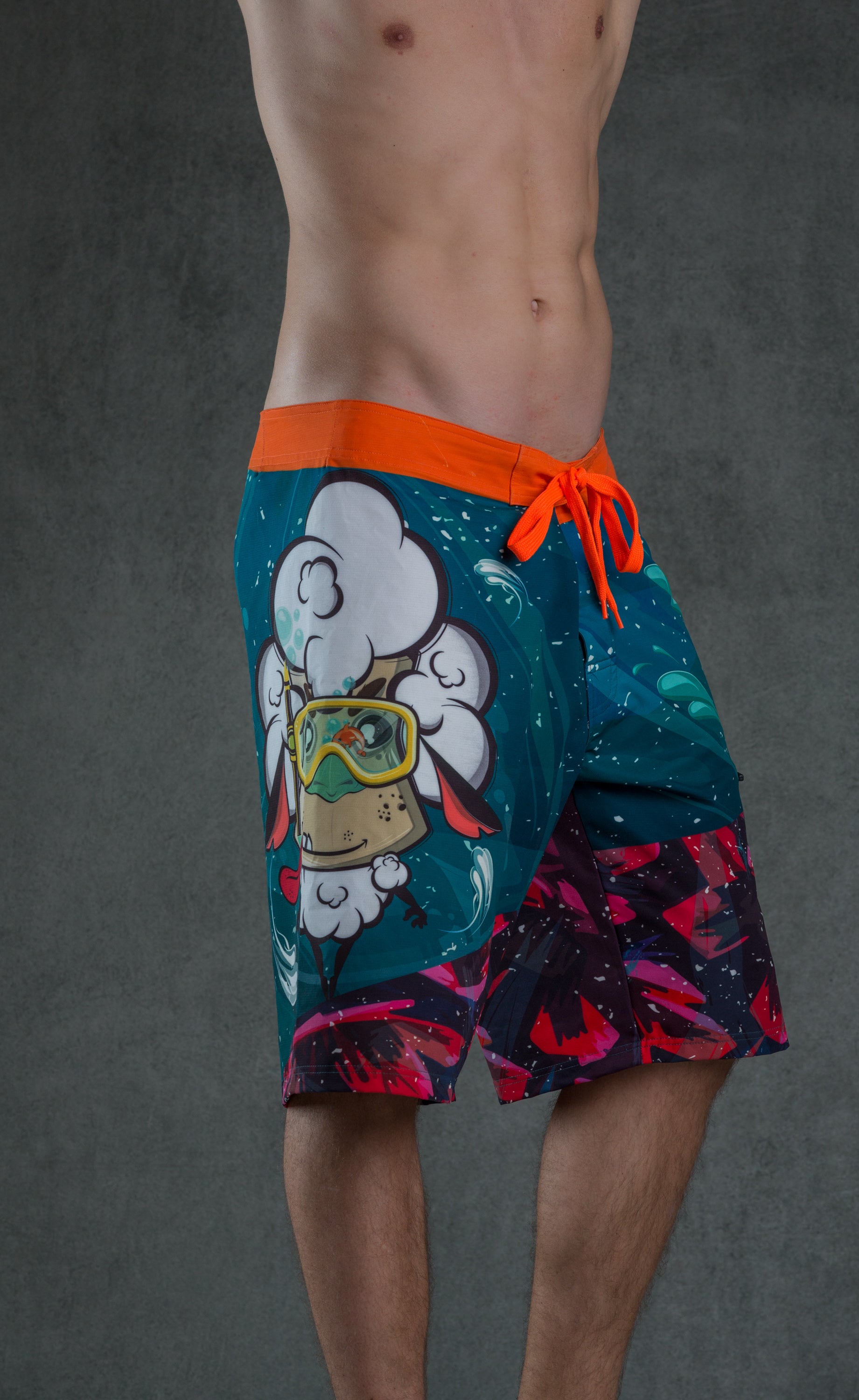 M's Shark Swim Shorts