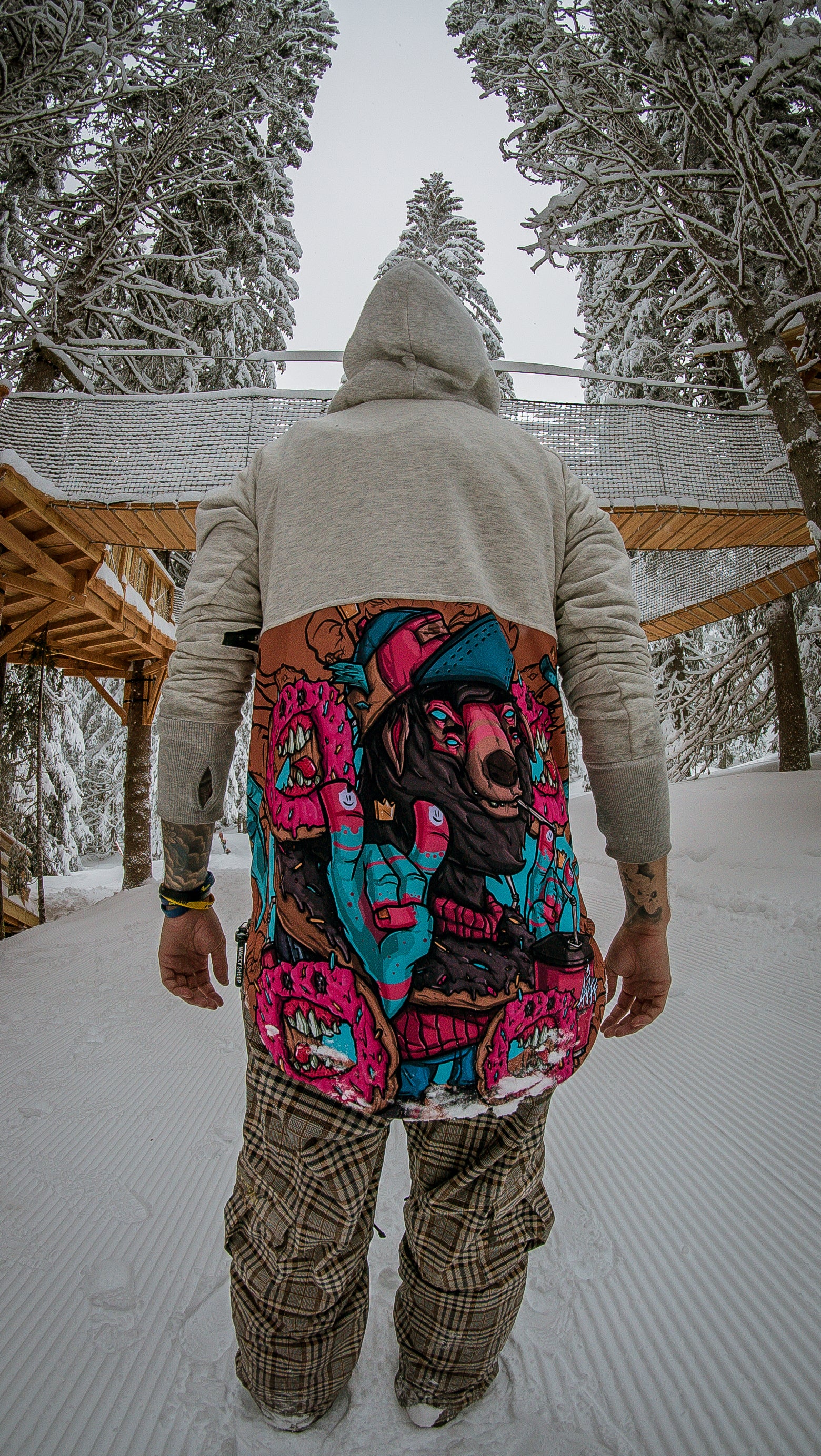 M's Classic Bear&Dount Hoodie