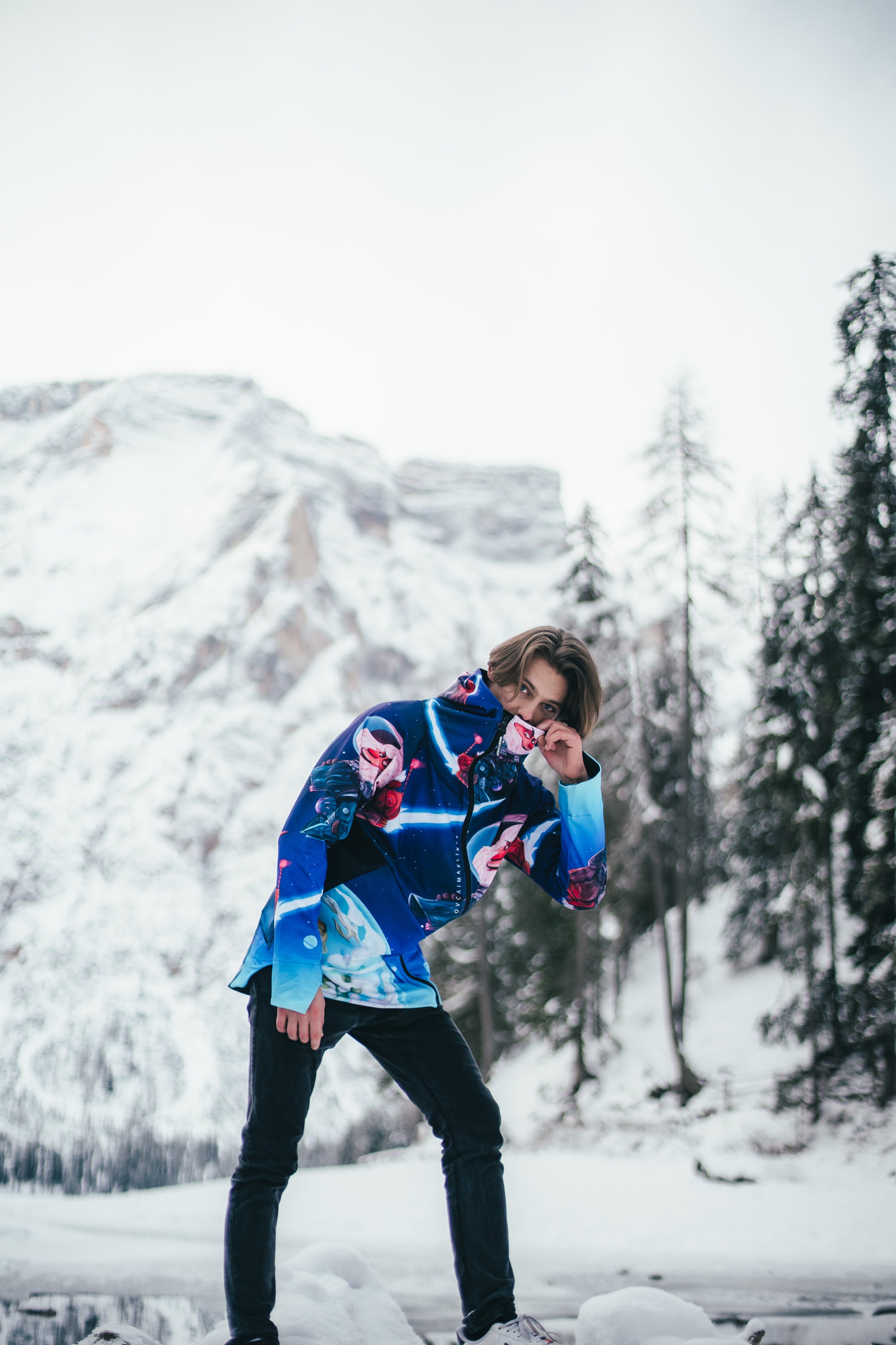 M's Space Marbles Zip Hoodie