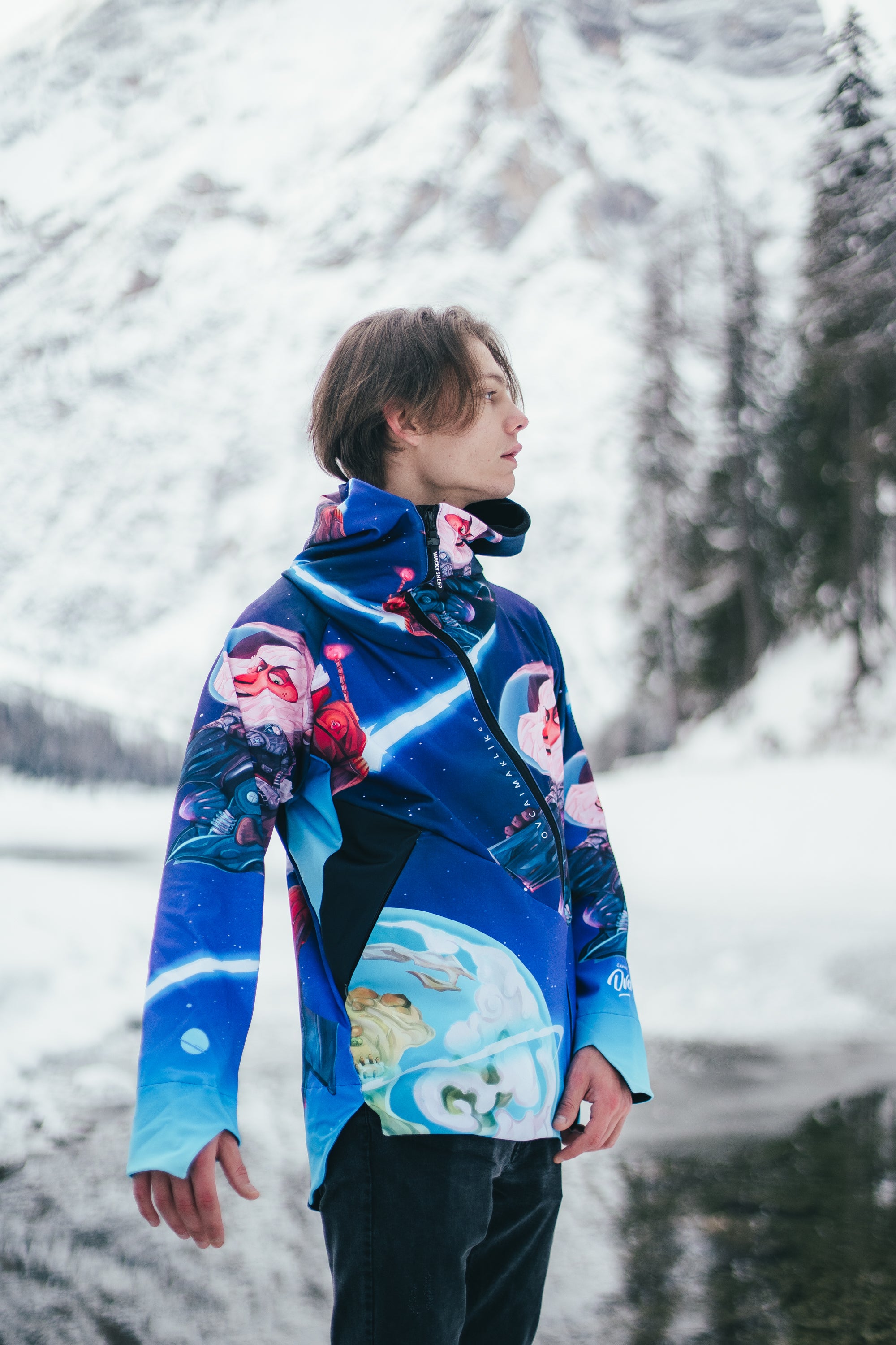 M's Space Marbles Zip Hoodie