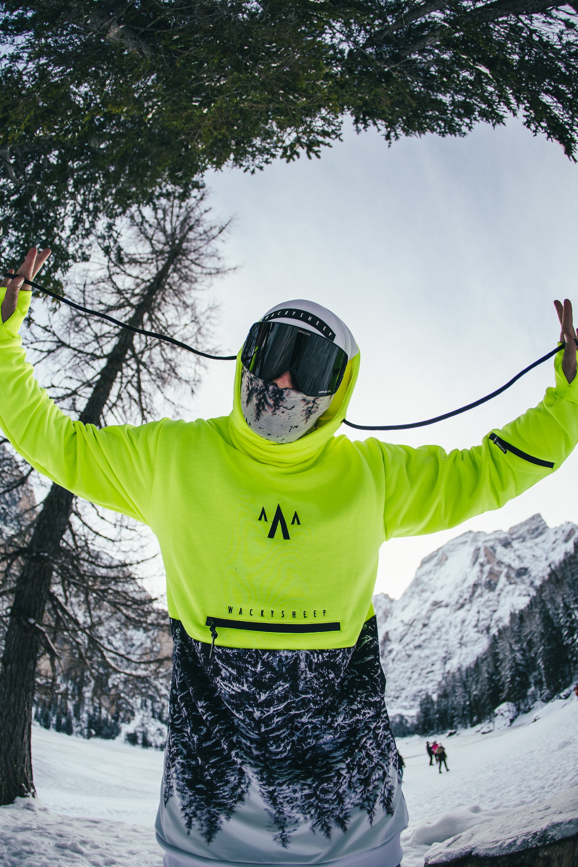 M's Long Neon Hoodie