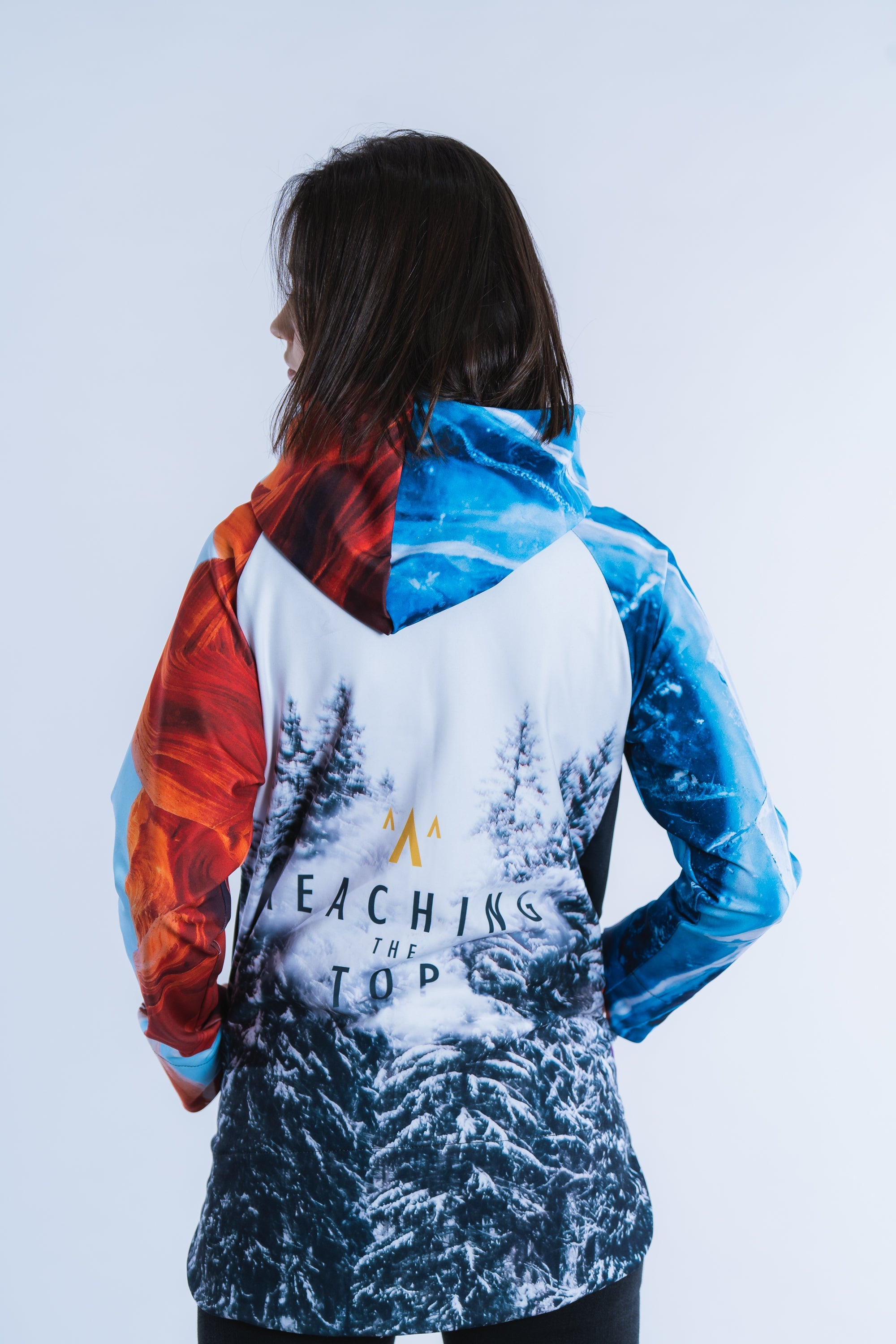 W's Colorful Zip Hoodie