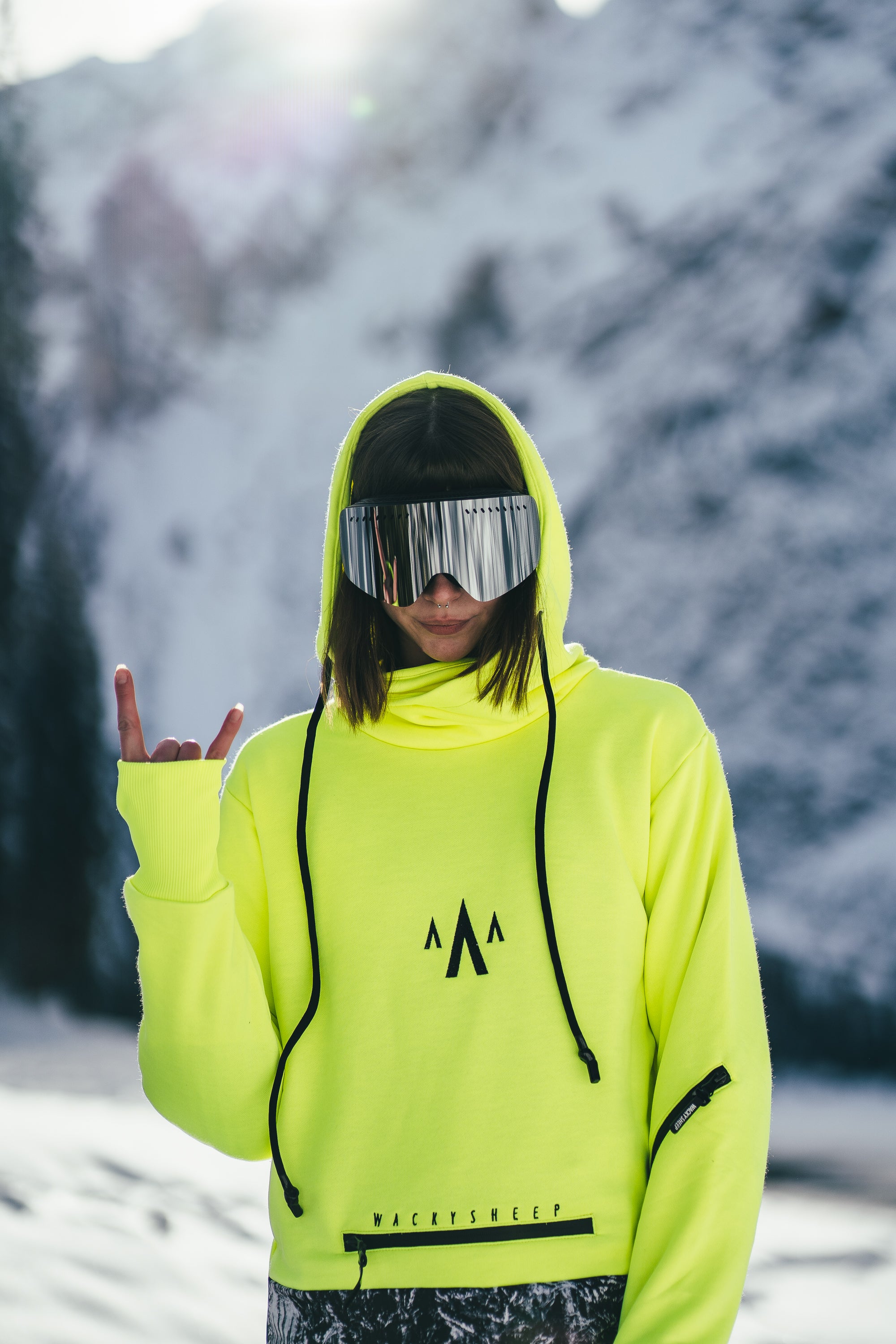W's Long Neon Hoodie