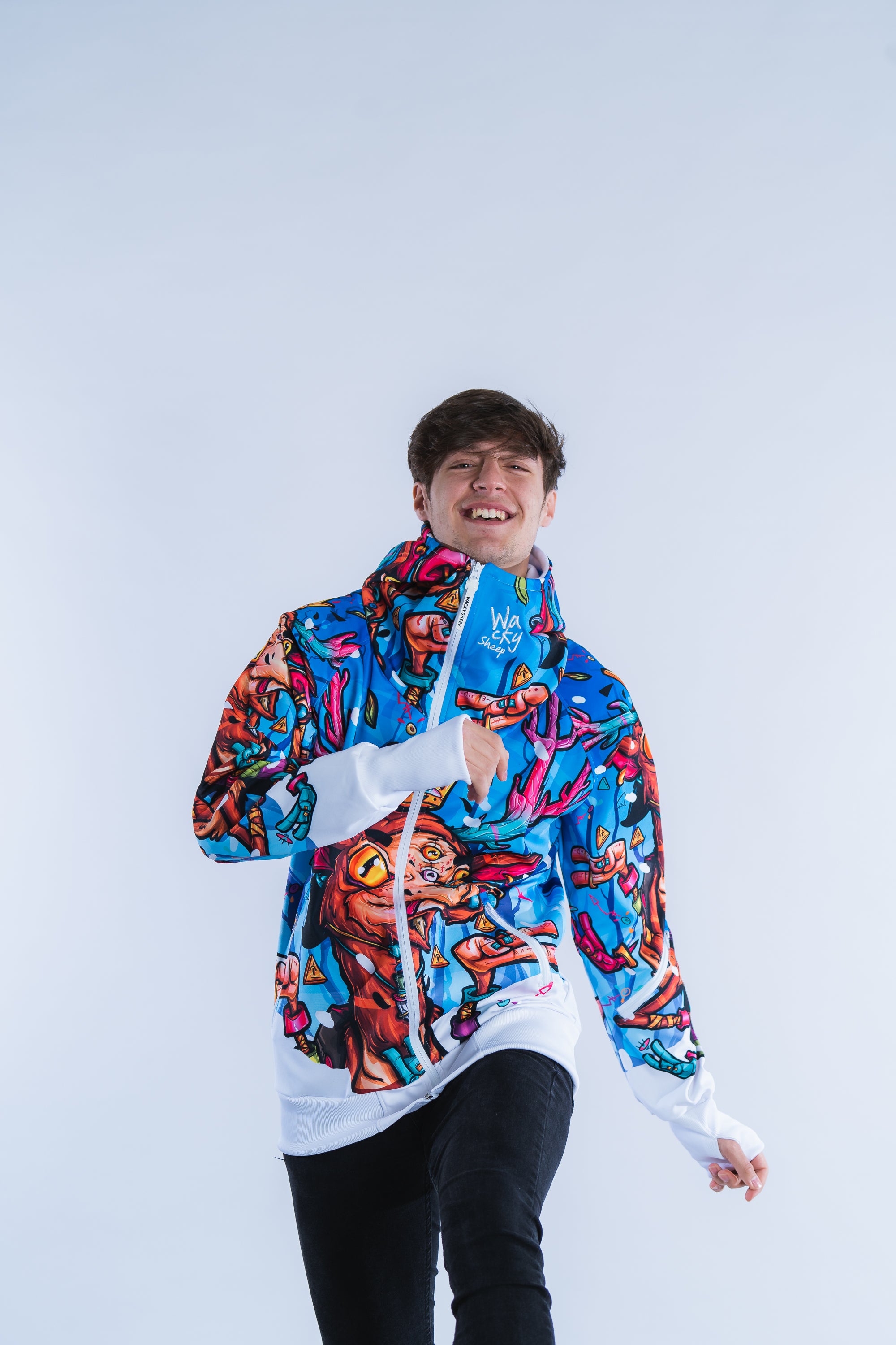 M's Deer Zip Hoodie