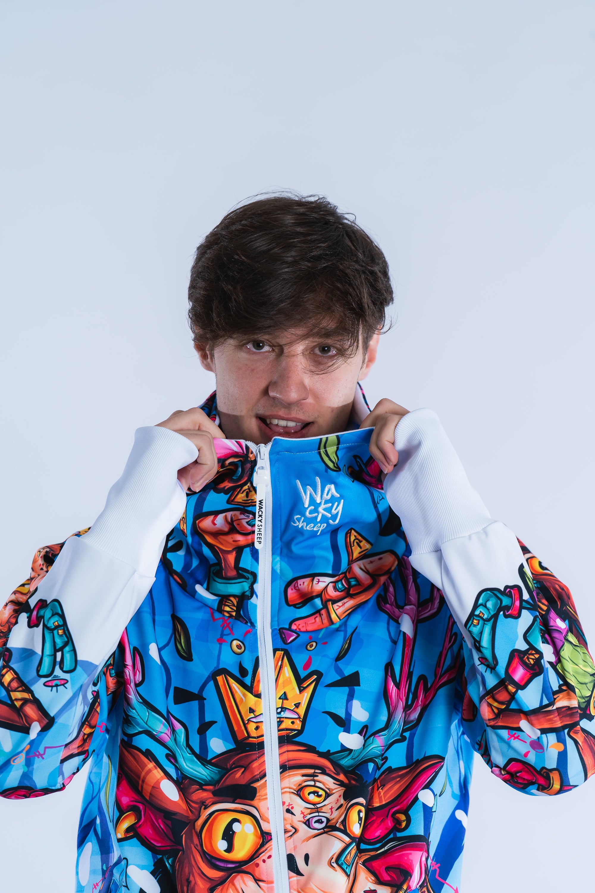 M's Deer Zip Hoodie