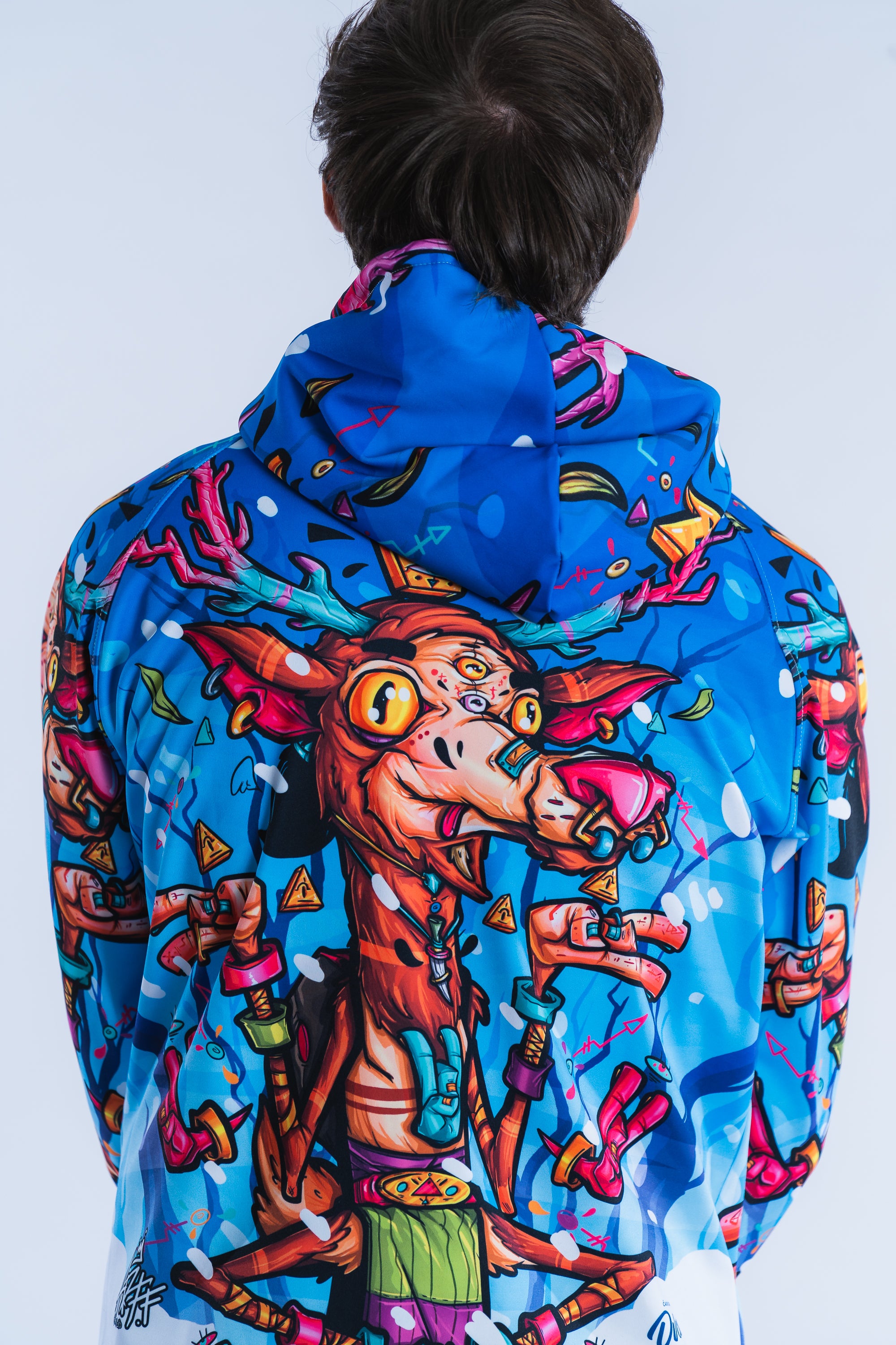 M's Deer Zip Hoodie