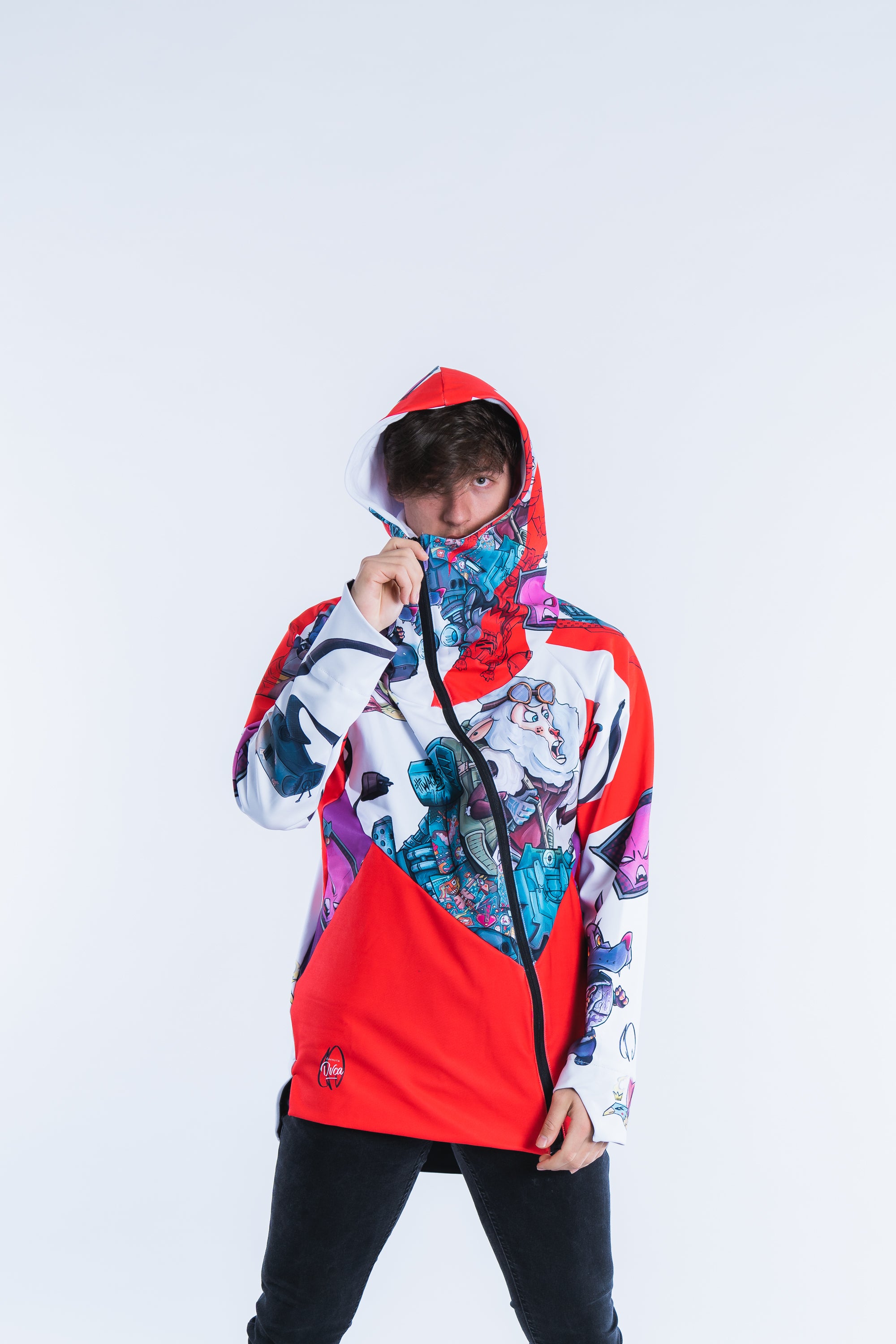 M's Battle Sheep White Hoodie