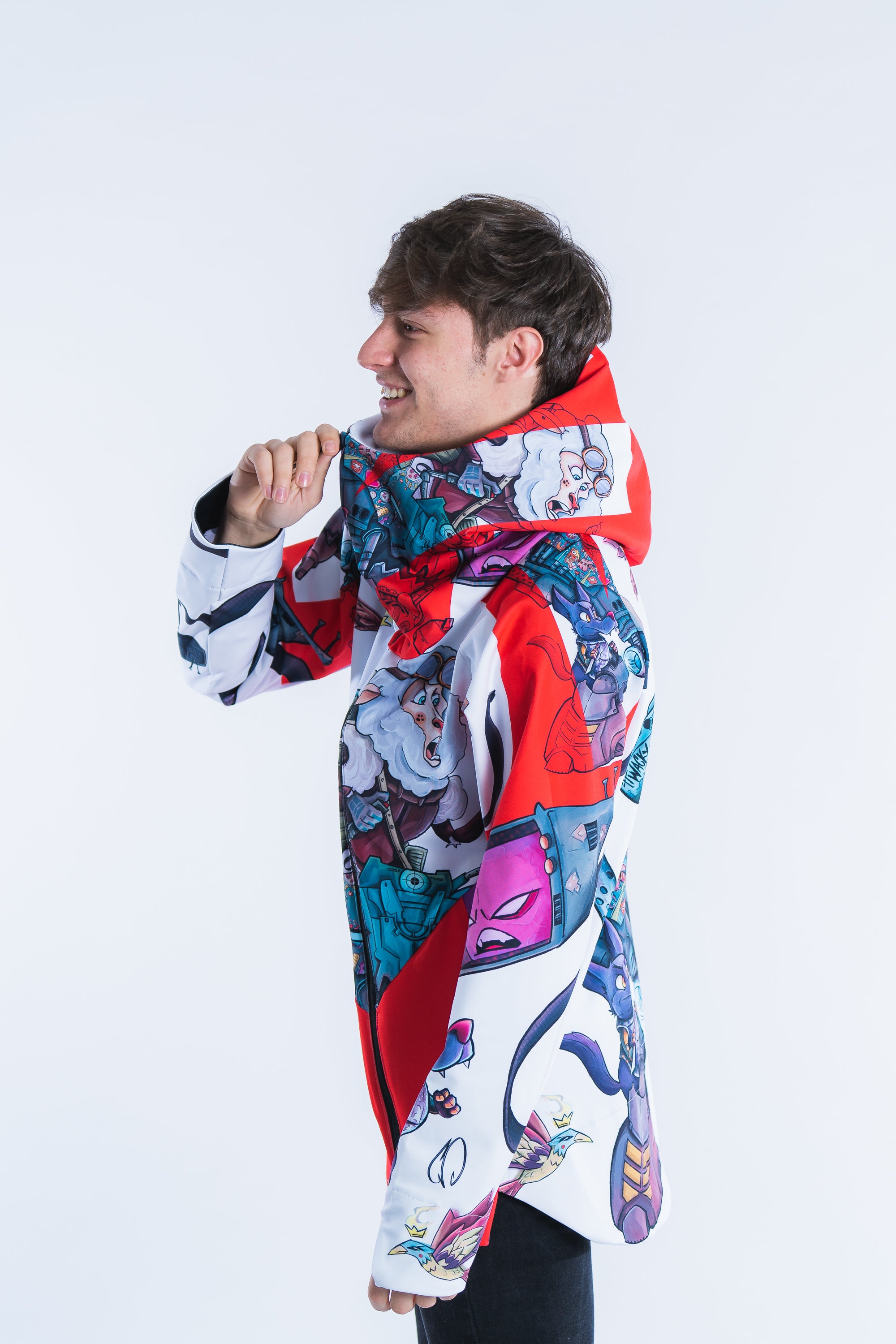 M's Battle Sheep White Hoodie