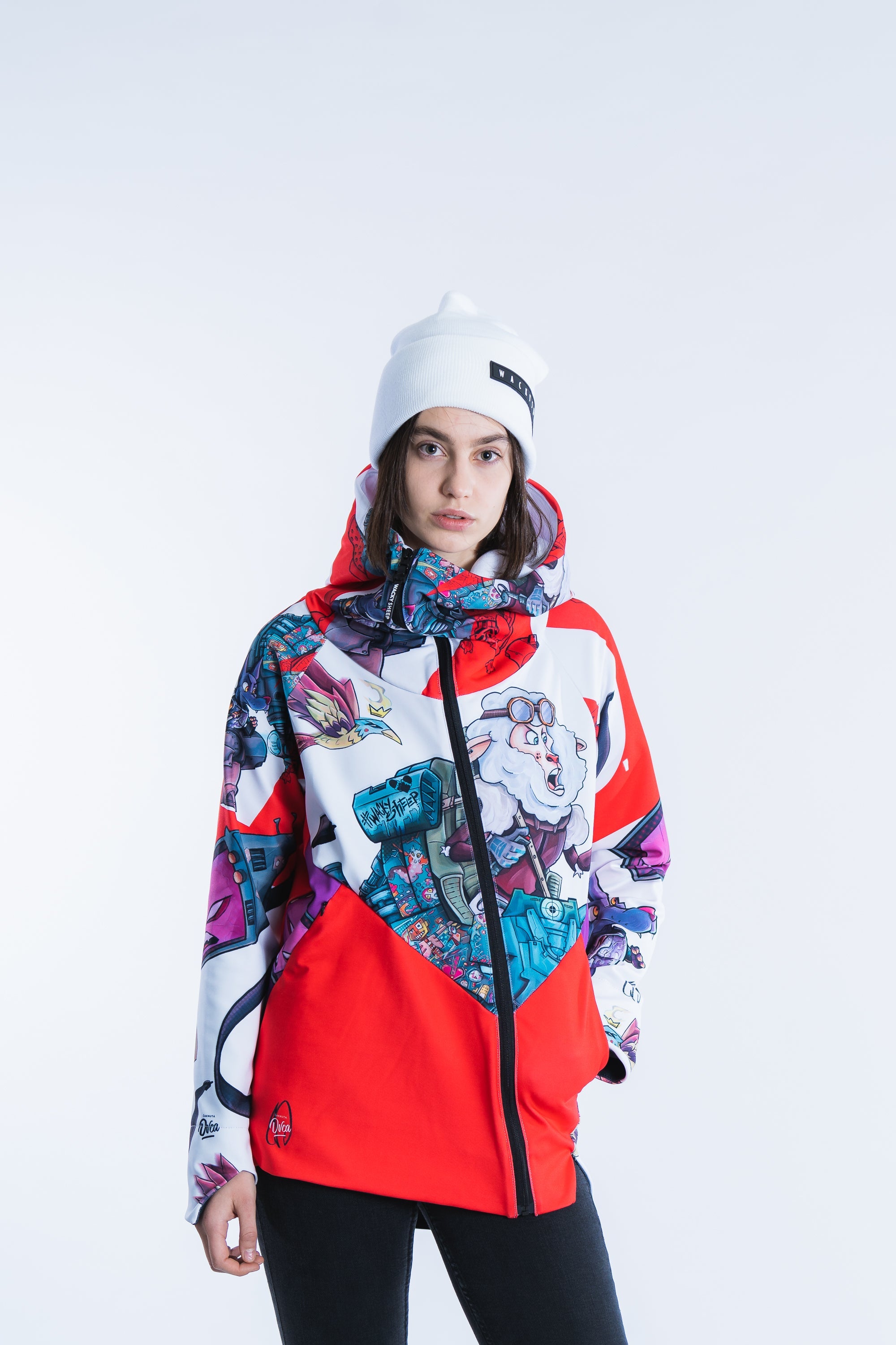 W's Battle Sheep White Hoodie