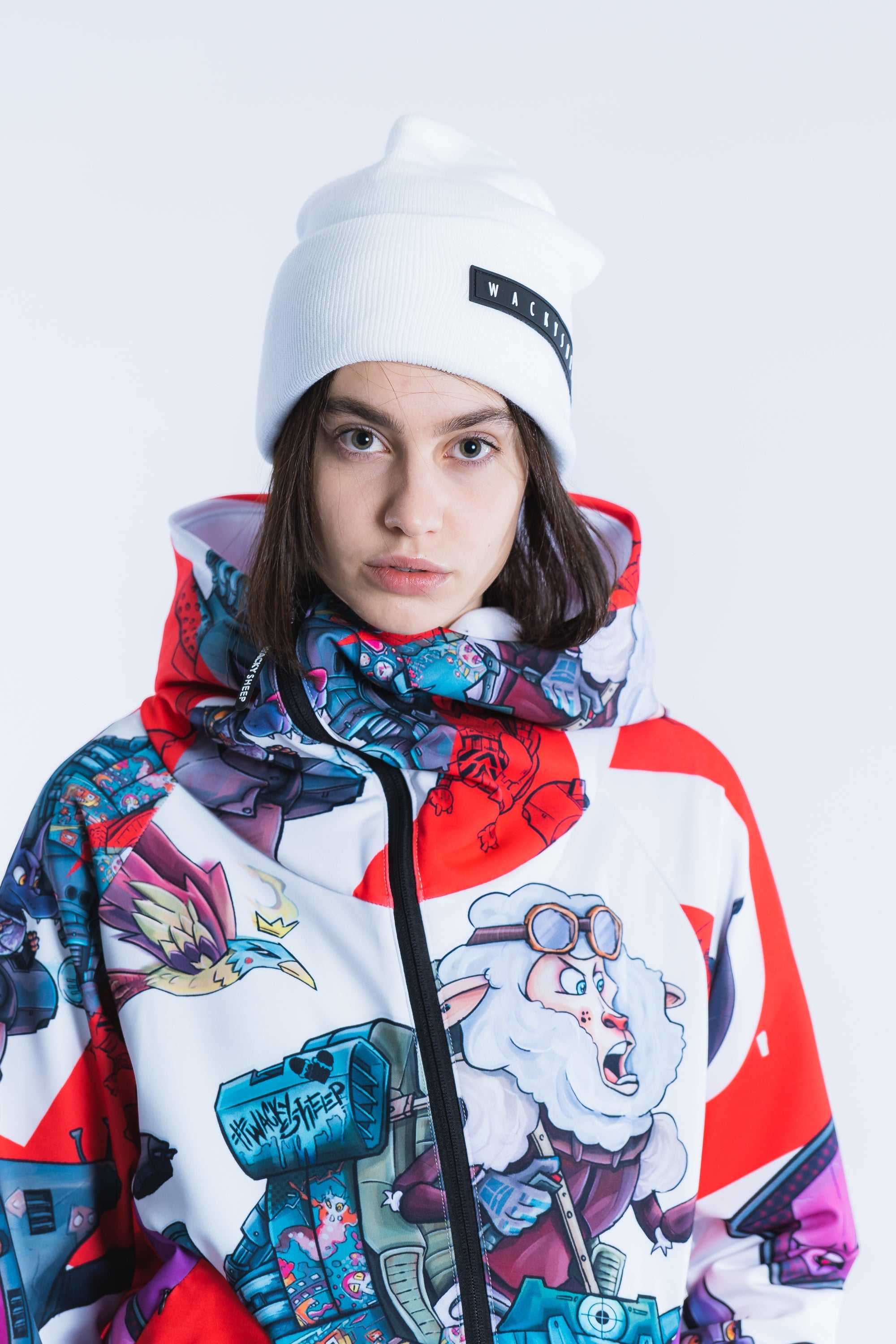 W's Battle Sheep White Hoodie