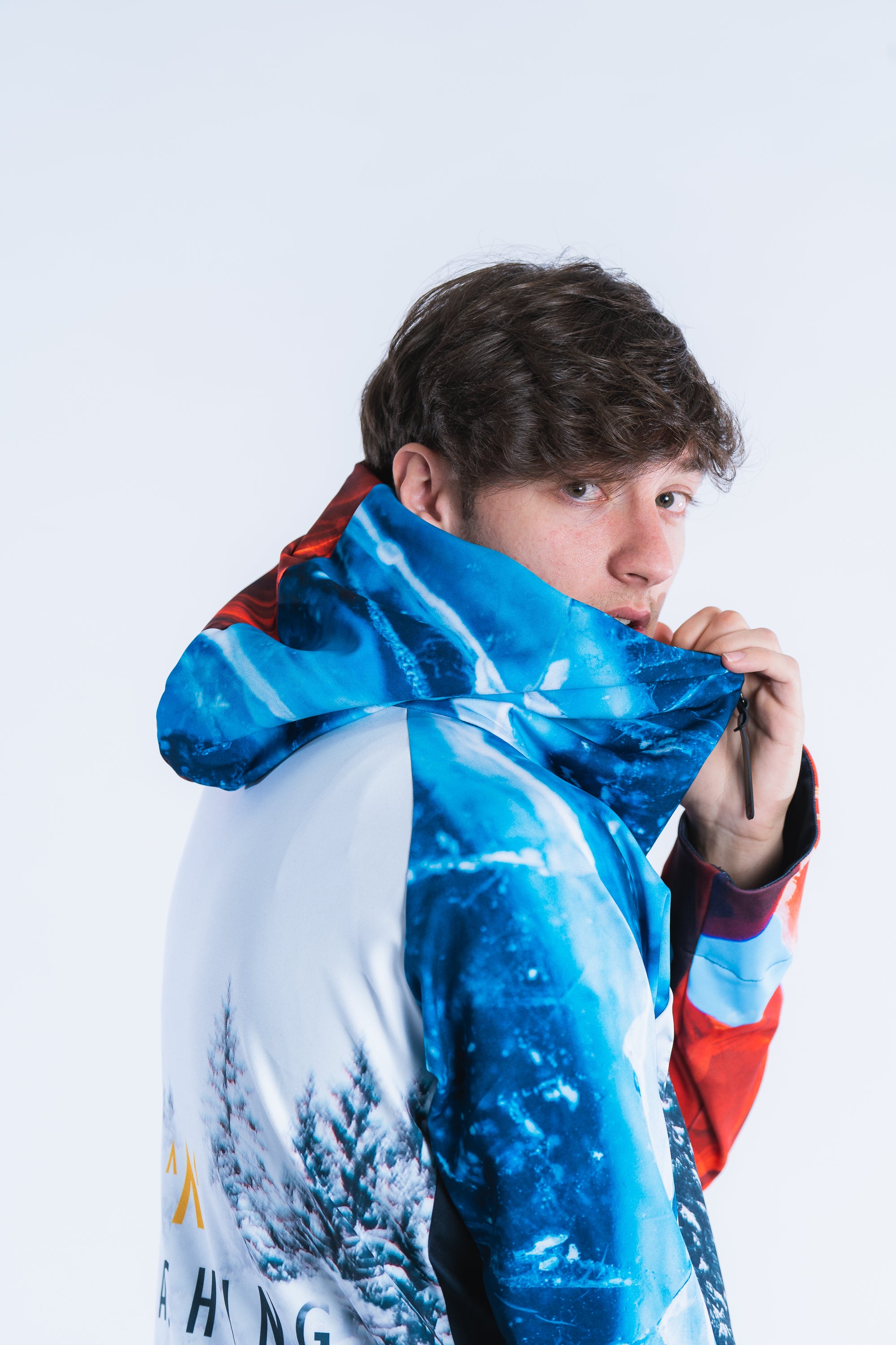 M's Colorful Zip Hoodie
