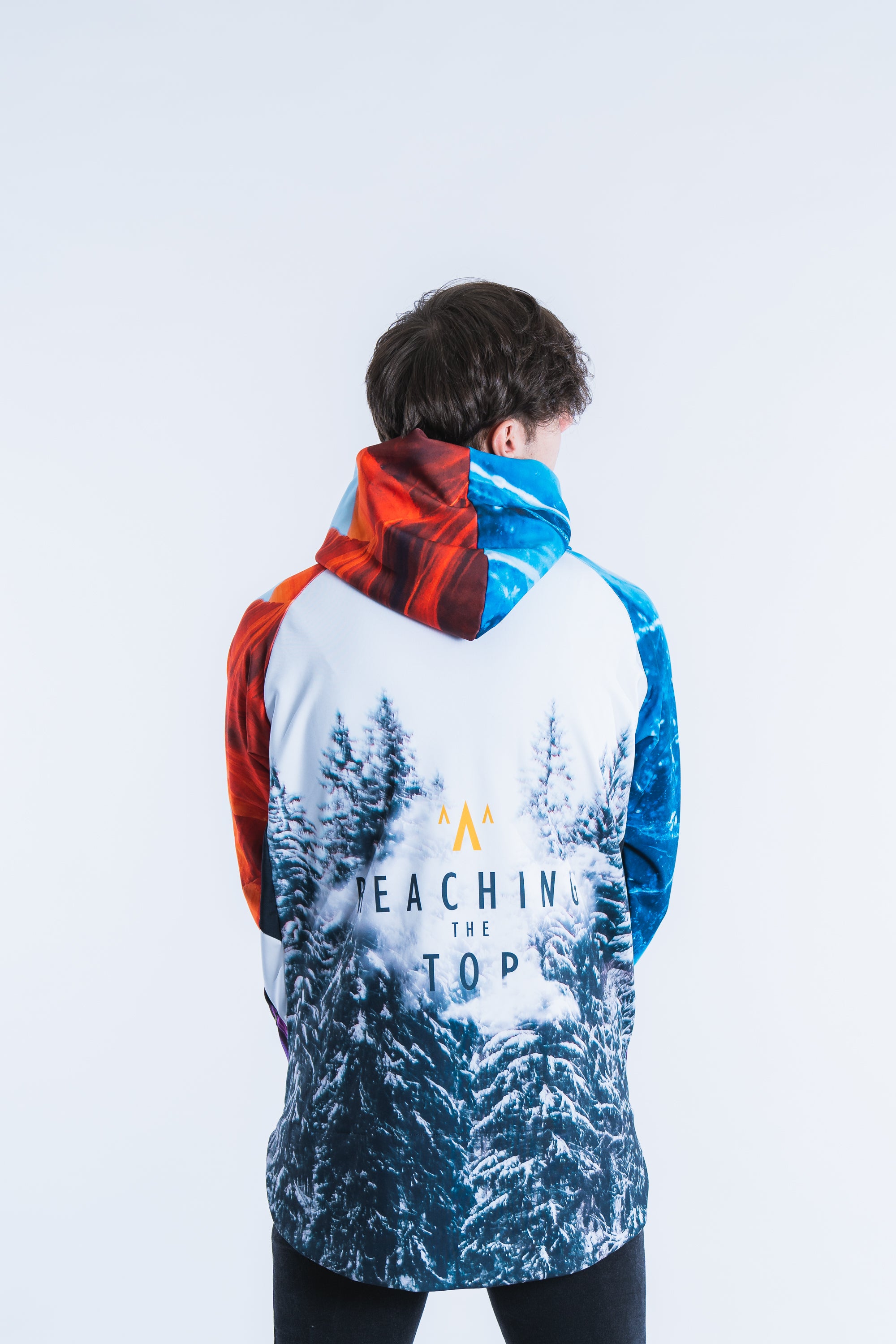 M's Colorful Zip Hoodie