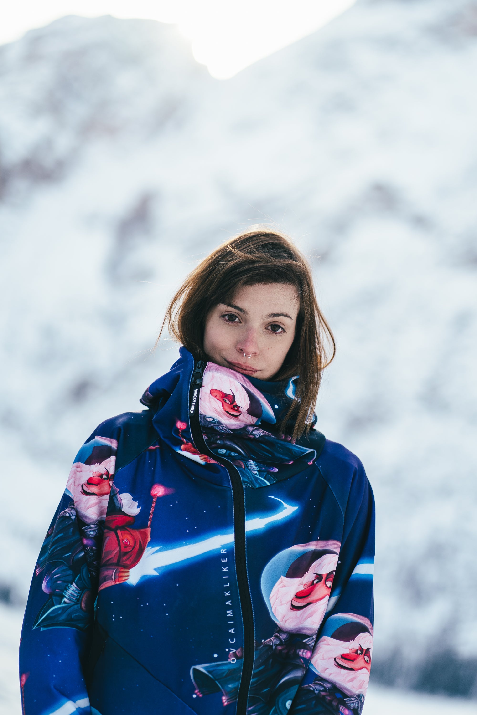 W's Space Marbles Zip Hoodie