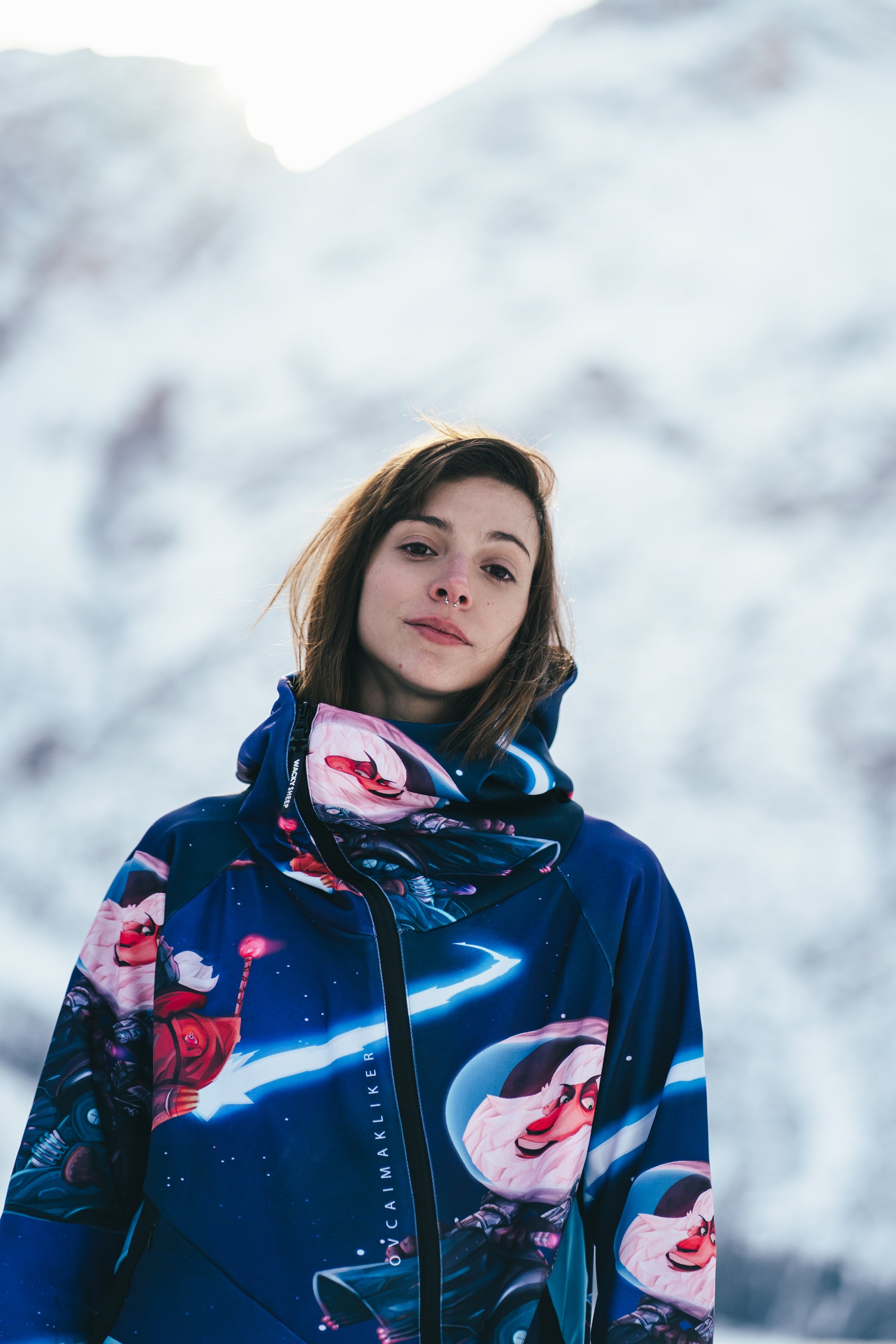 W's Space Marbles Zip Hoodie