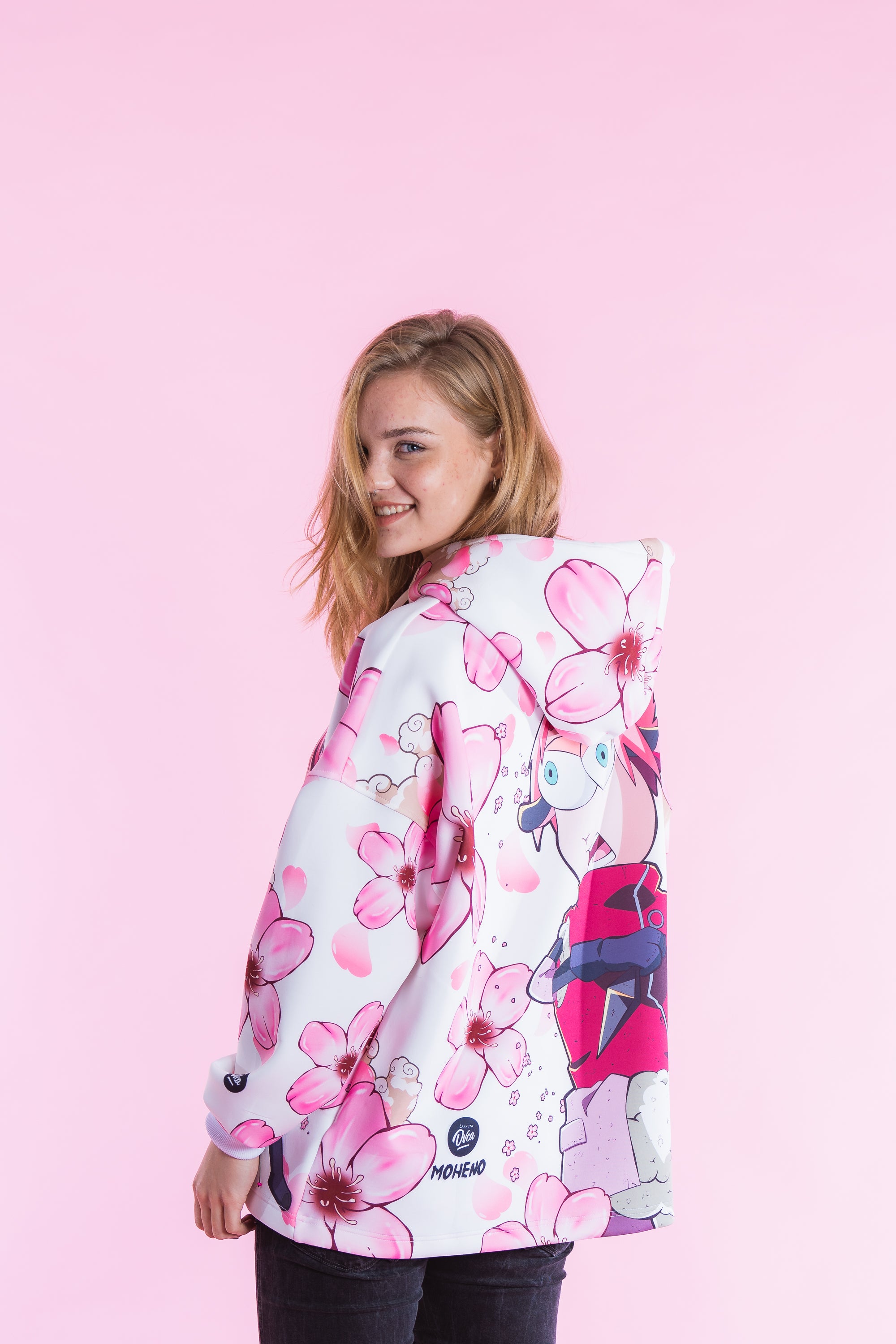 W's Oversized Shinobi Sheepuden Blossom Hoodie