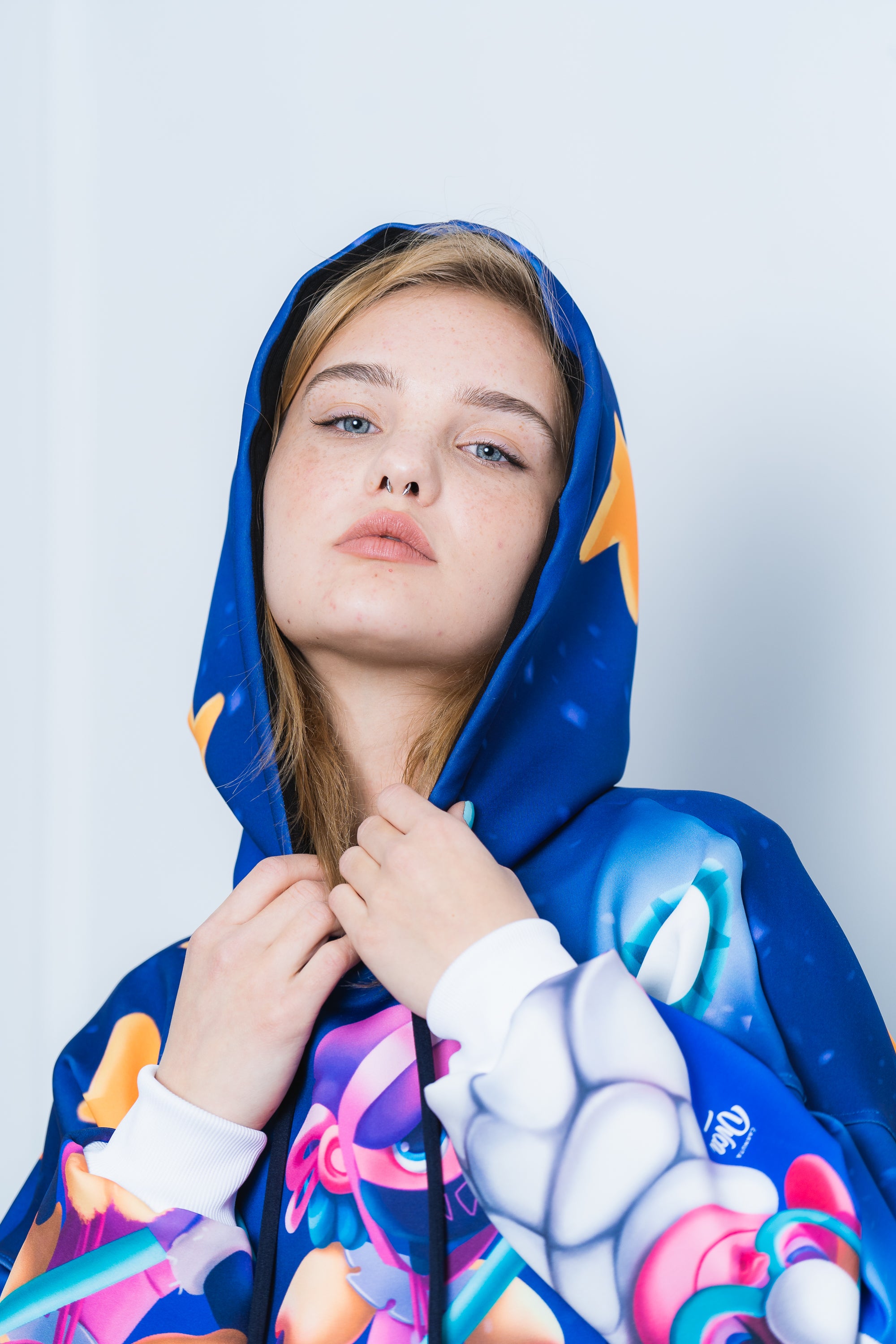 W's Oversized Stars Hoodie