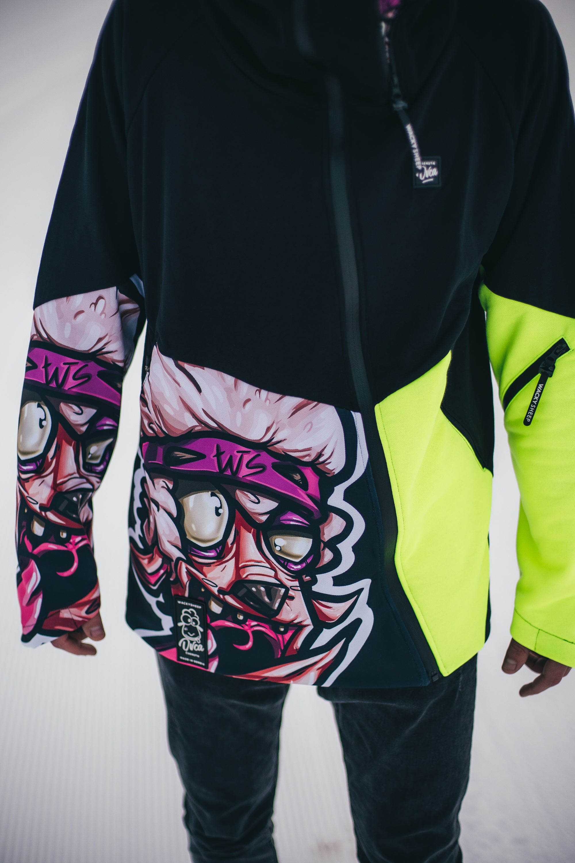 M's Sheep Tennis Zip Hoodie