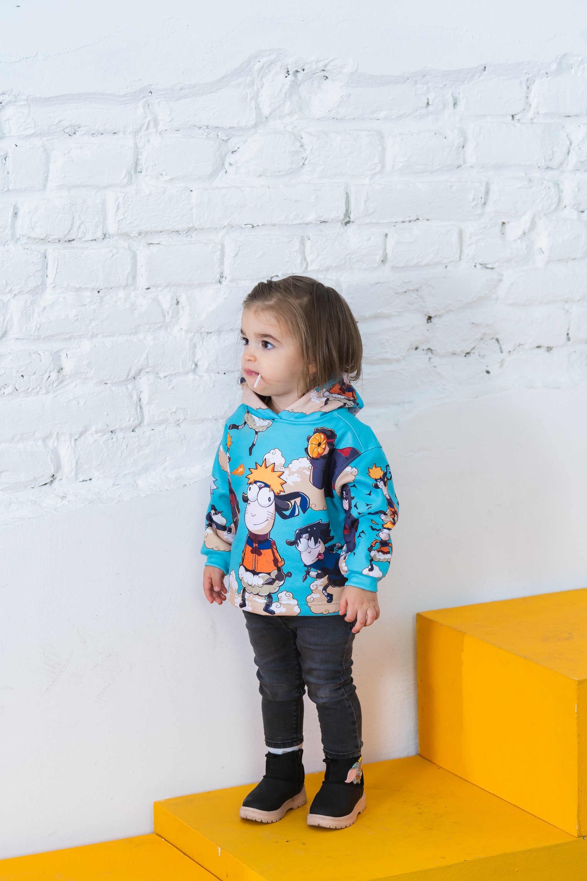 Kids Shinobi Sheepuden Blue Hoodie
