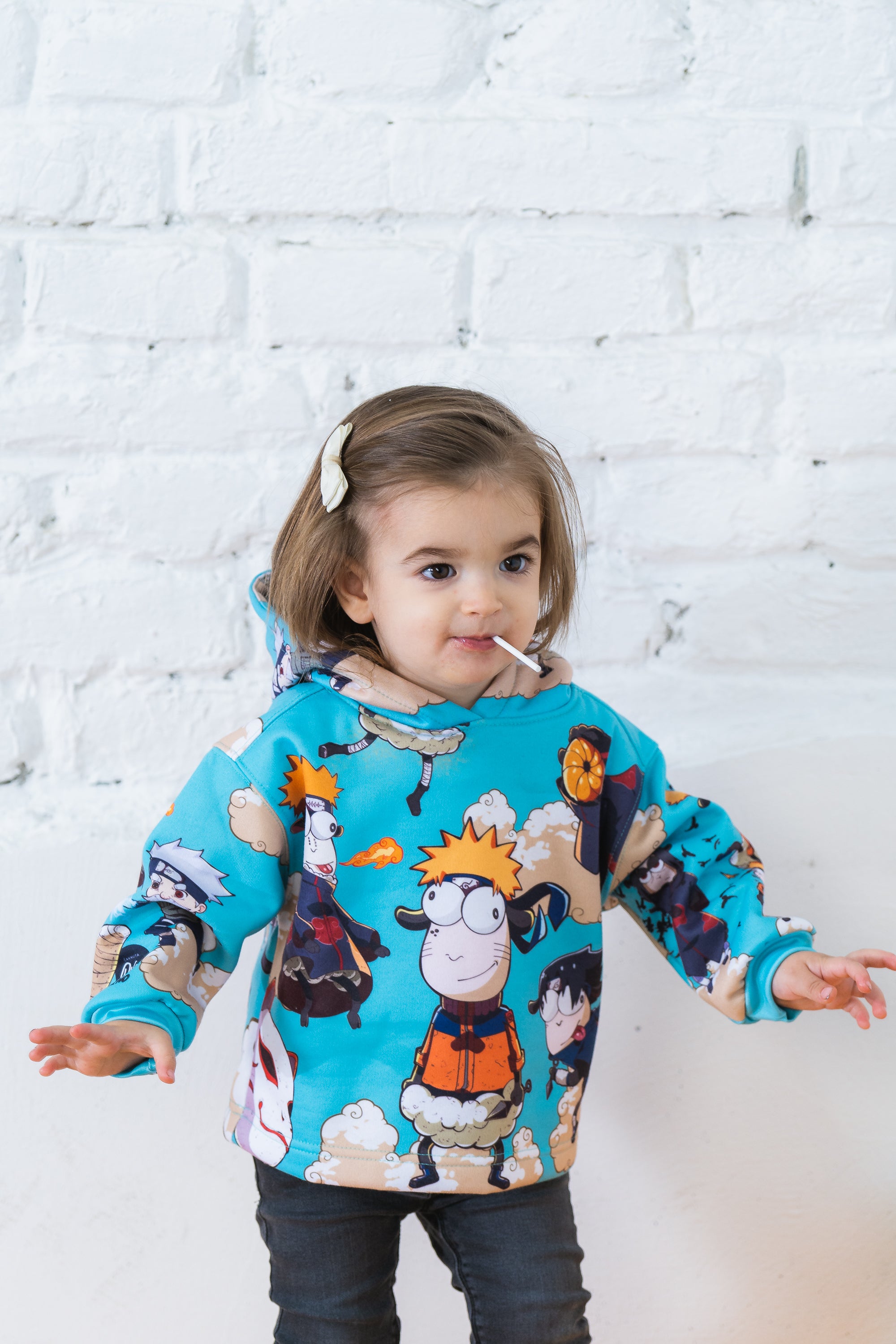 Kids Shinobi Sheepuden Blue Hoodie