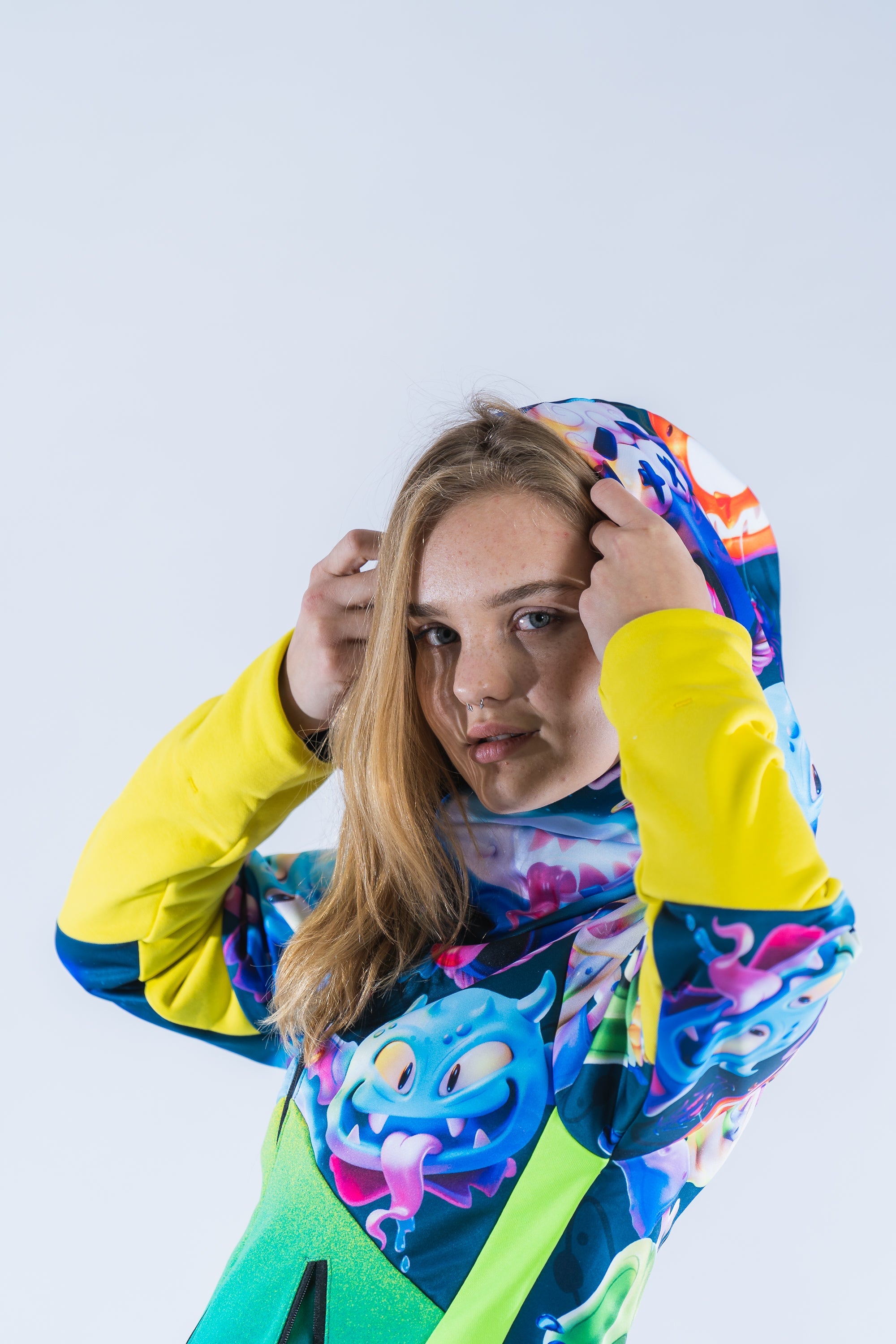 W's Ghost Yellow Zip Hoodie 22