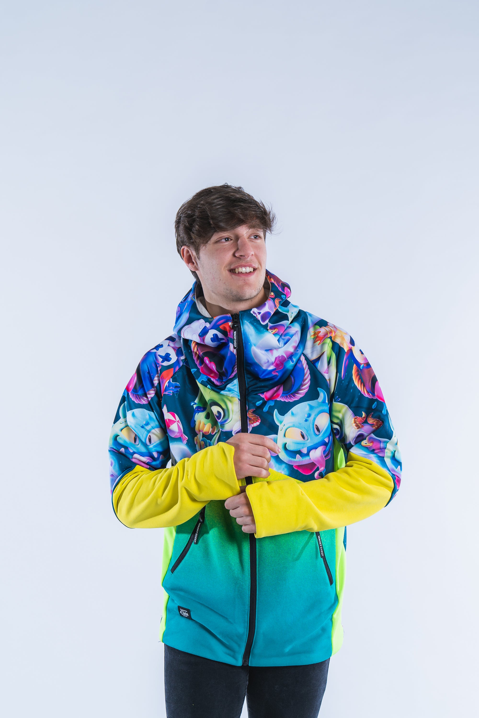 M's Ghost Yellow Zip Hoodie 22