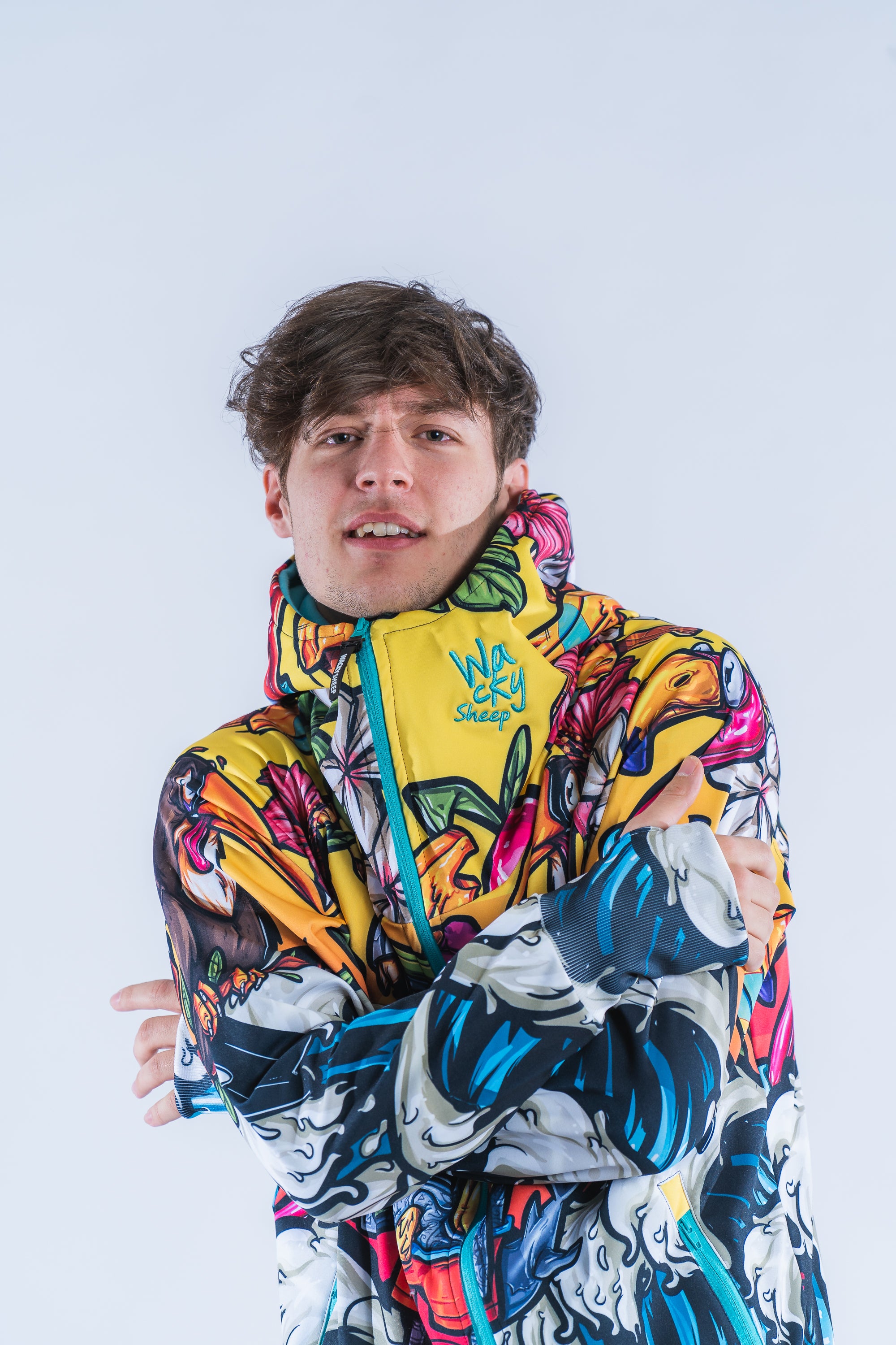 M's Shark Zip Hoodie