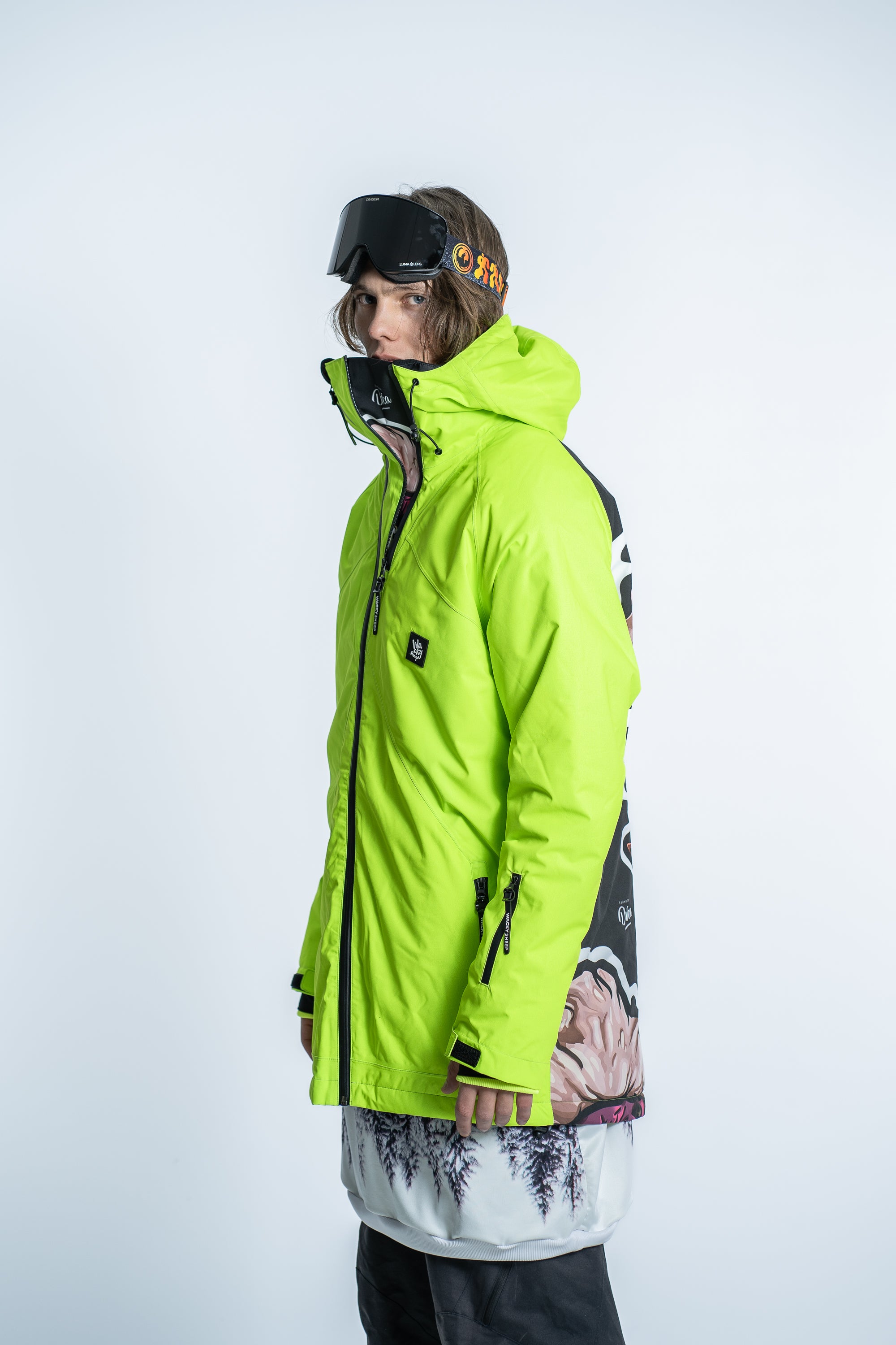 M's NEON Zip Ski Jacket