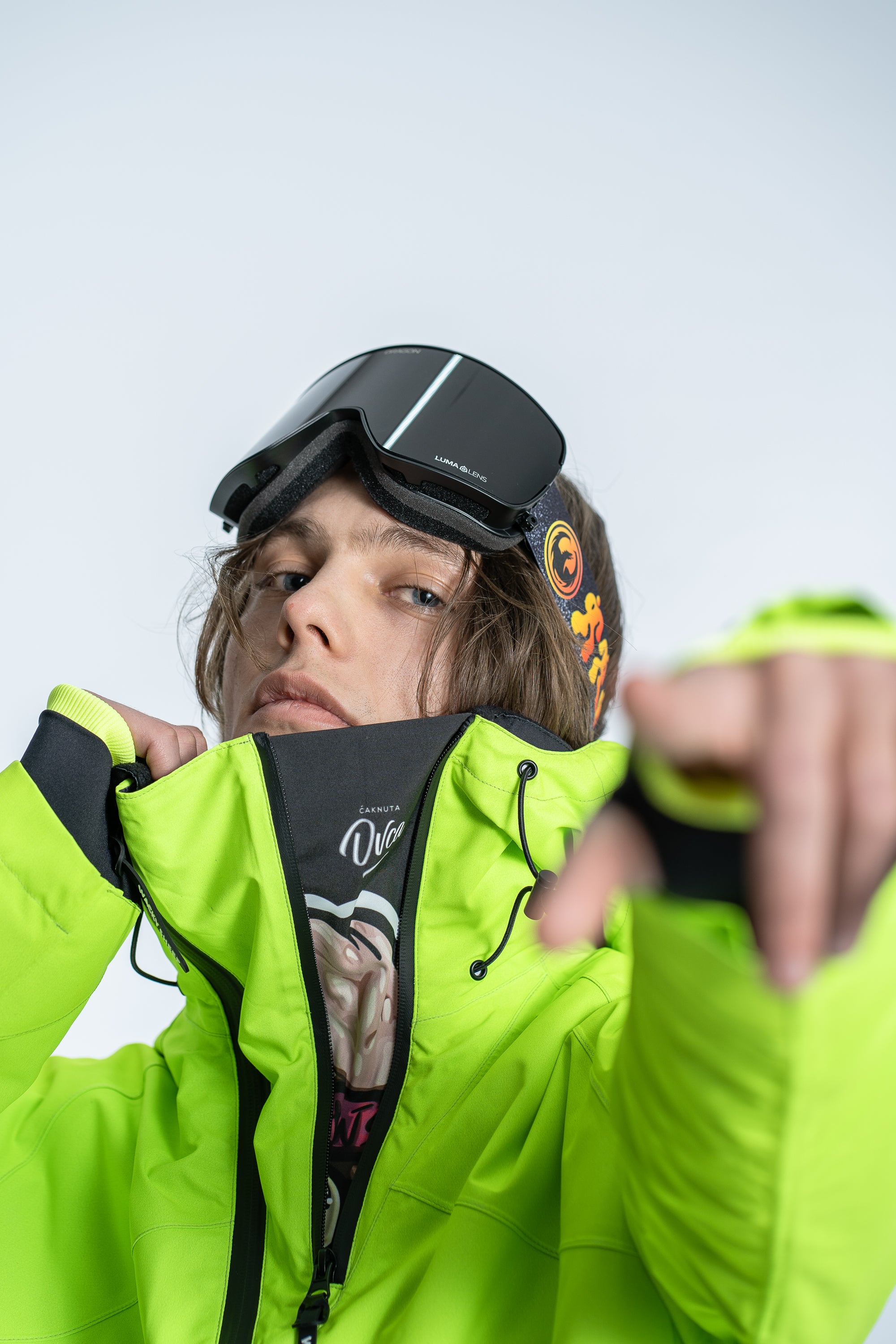 M's NEON Zip Ski Jacket