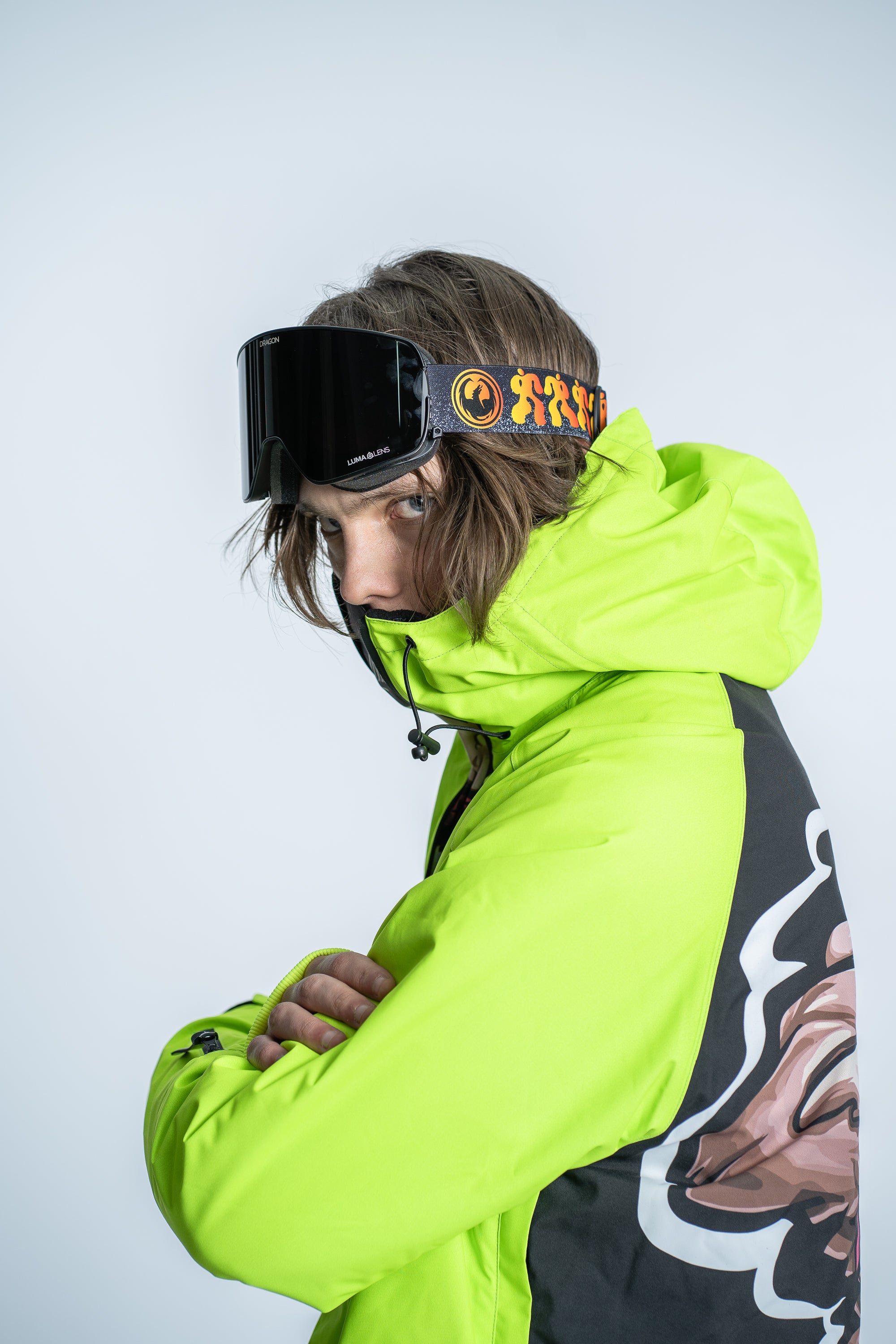M's NEON Zip Ski Jacket