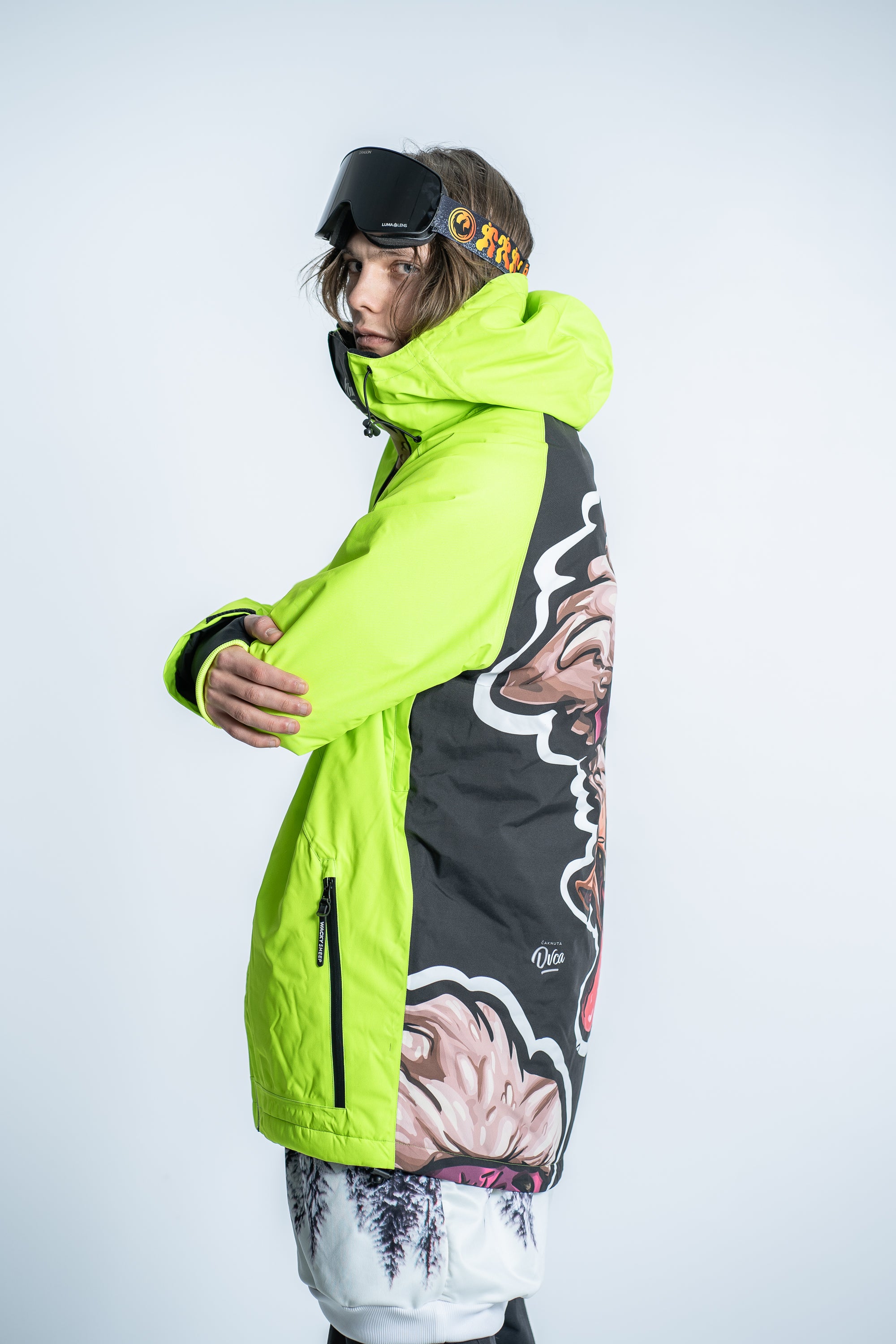 M's NEON Zip Ski Jacket