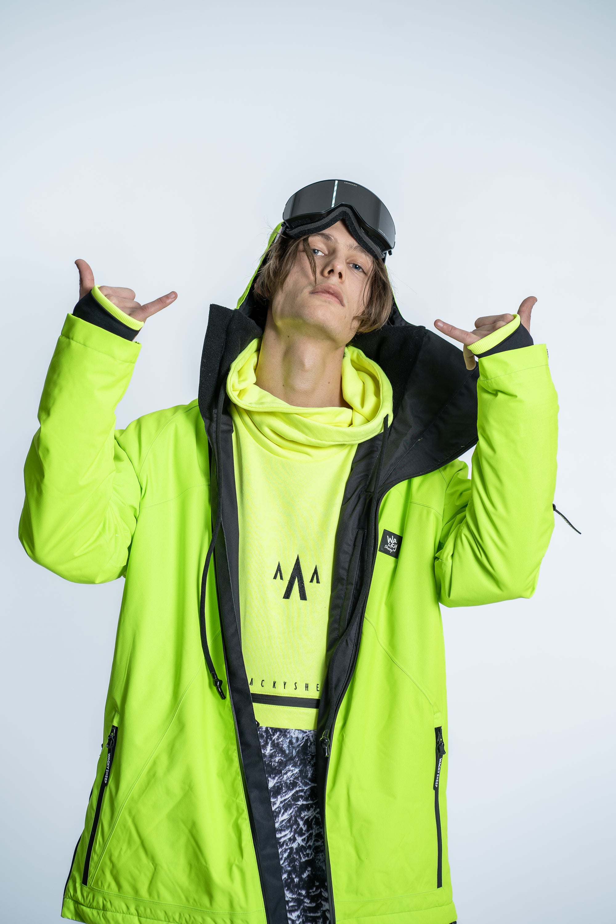 M's NEON Zip Ski Jacket