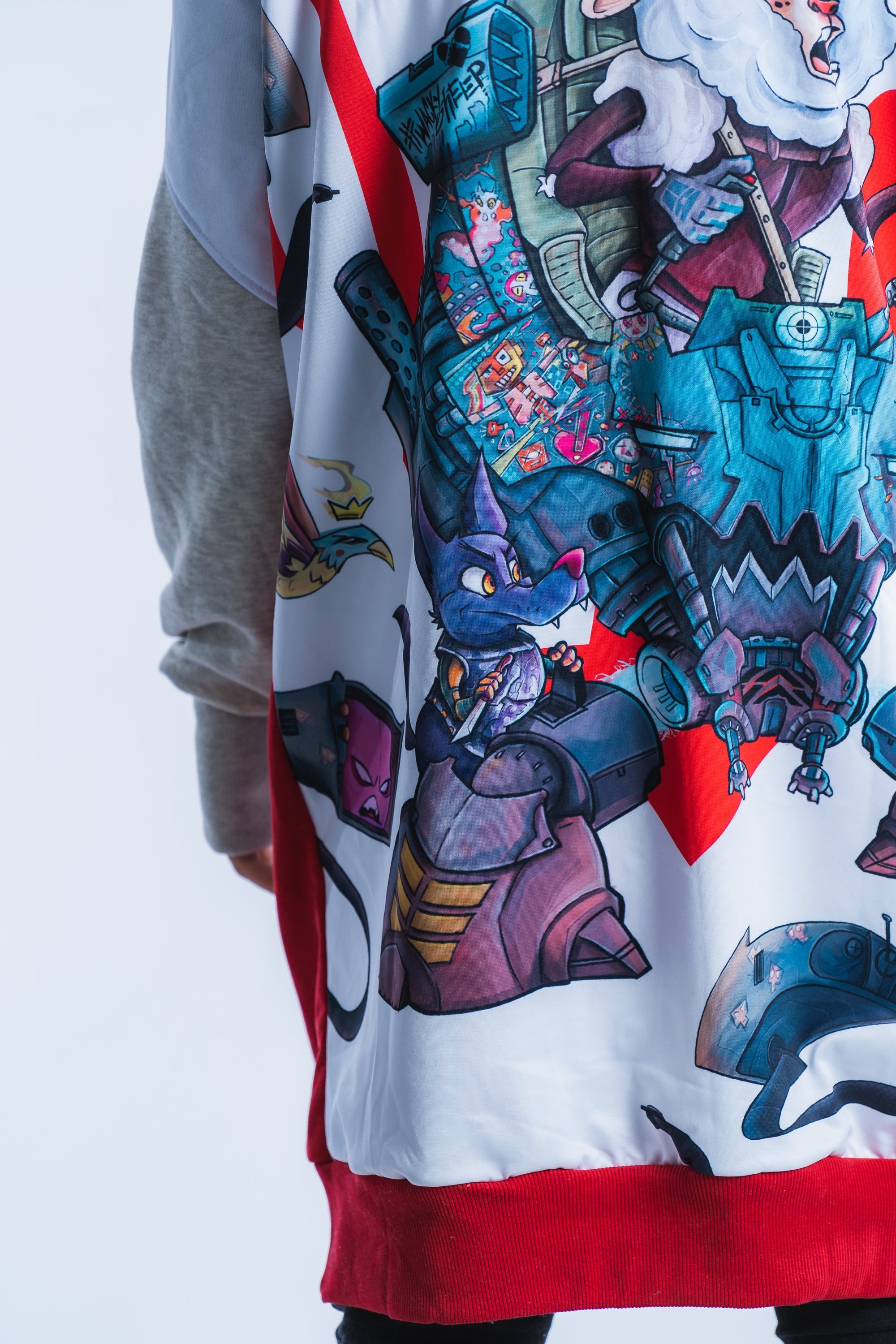 M's Long Battle Sheep Hoodie