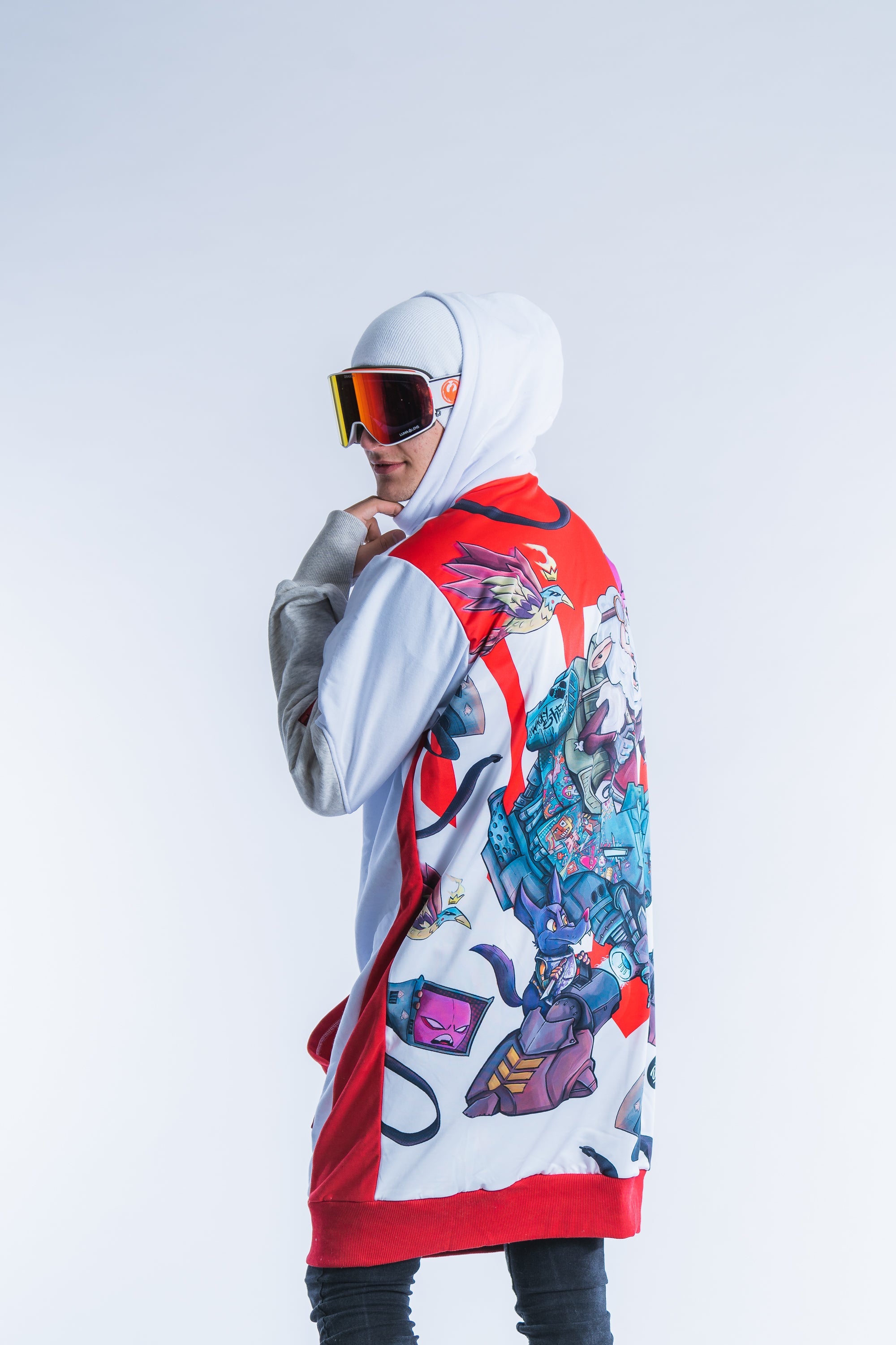 M's Long Battle Sheep Hoodie